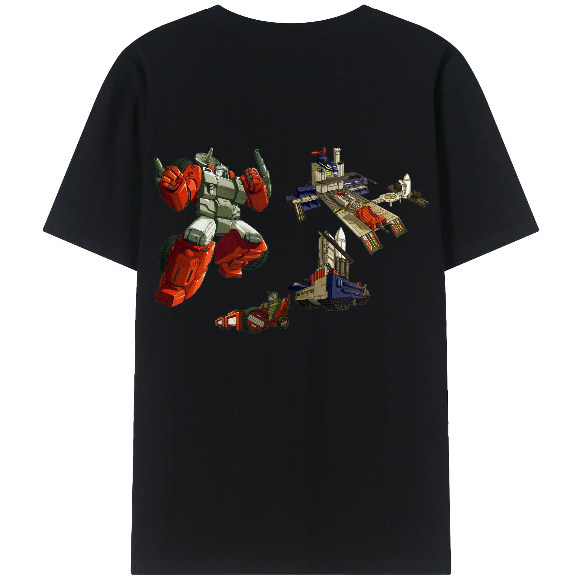 （画像用）  綿100％ メンズ半袖Tシャツ（バックプリント） 通気性