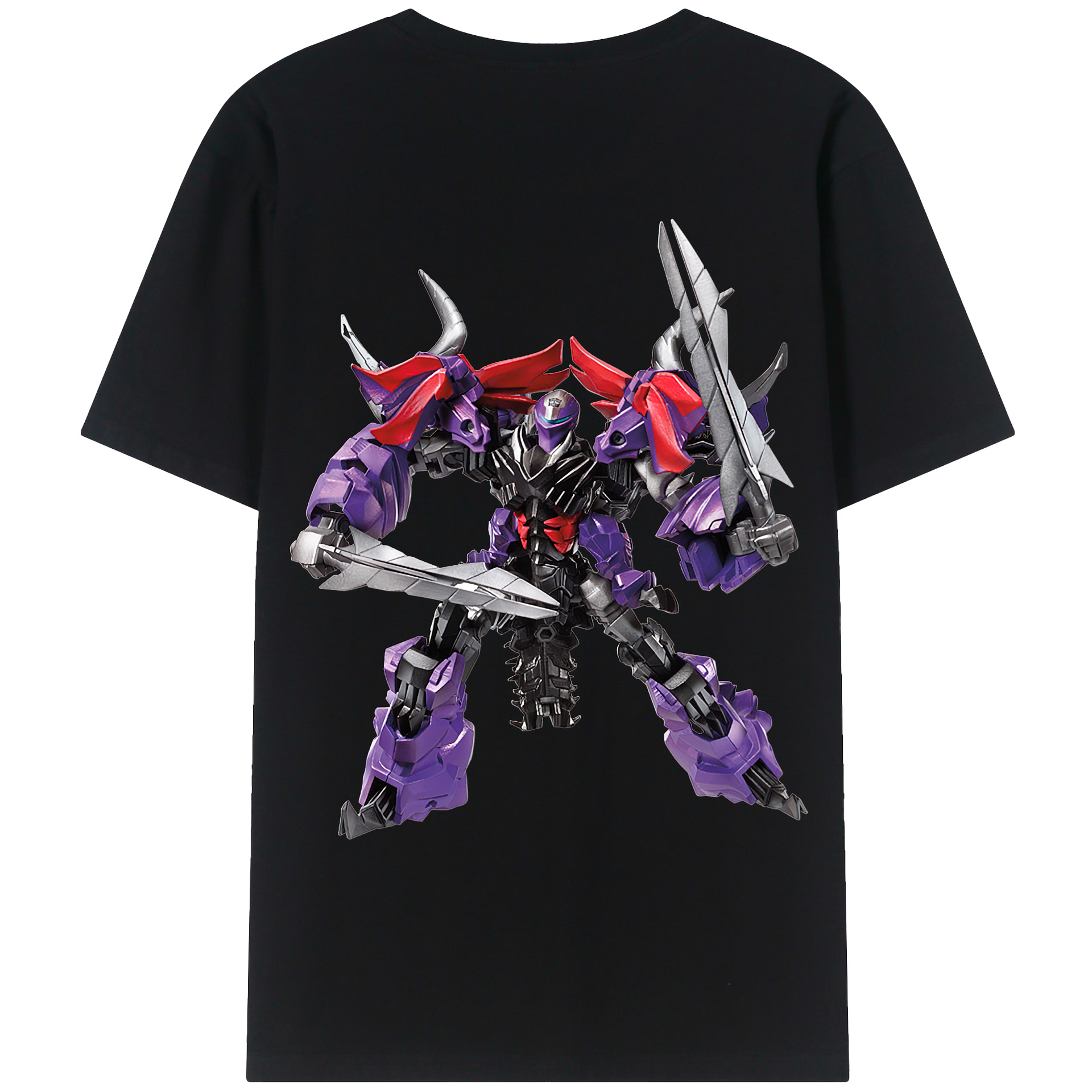 （画像用）  綿100％ メンズ半袖Tシャツ（バックプリント） 通気性