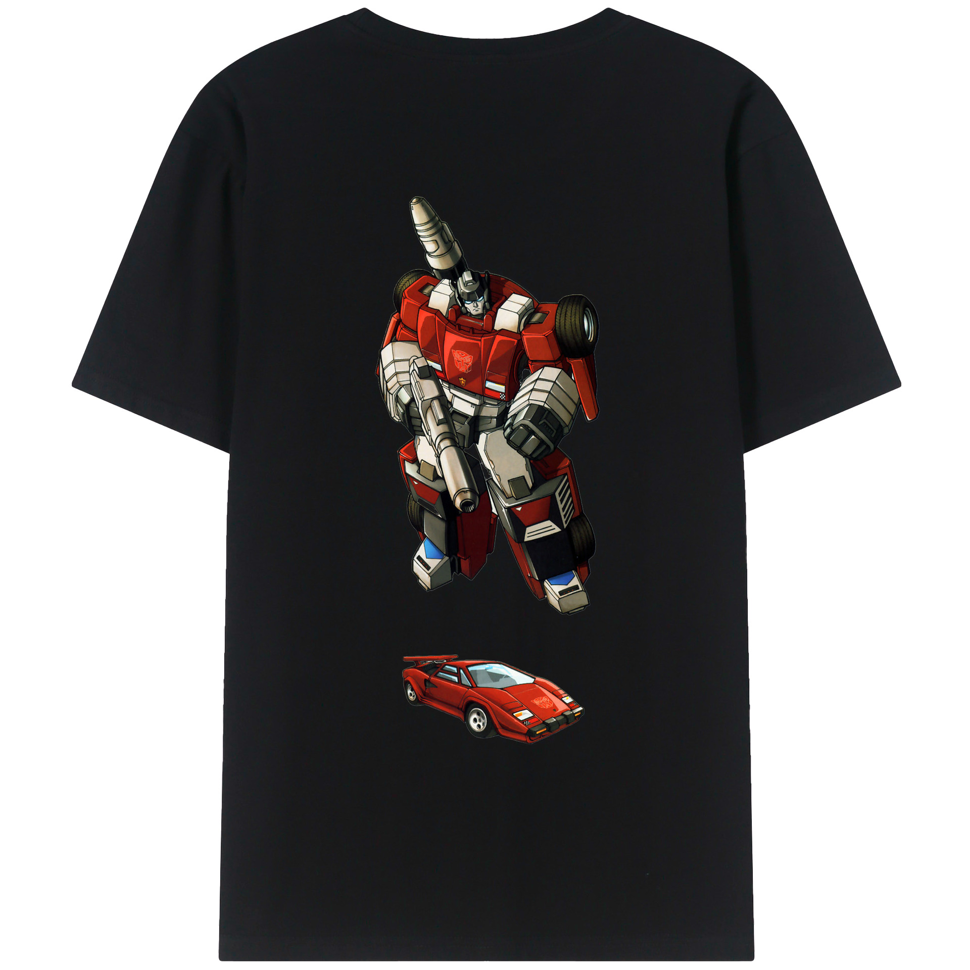 （画像用）  綿100％ メンズ半袖Tシャツ（バックプリント） 通気性