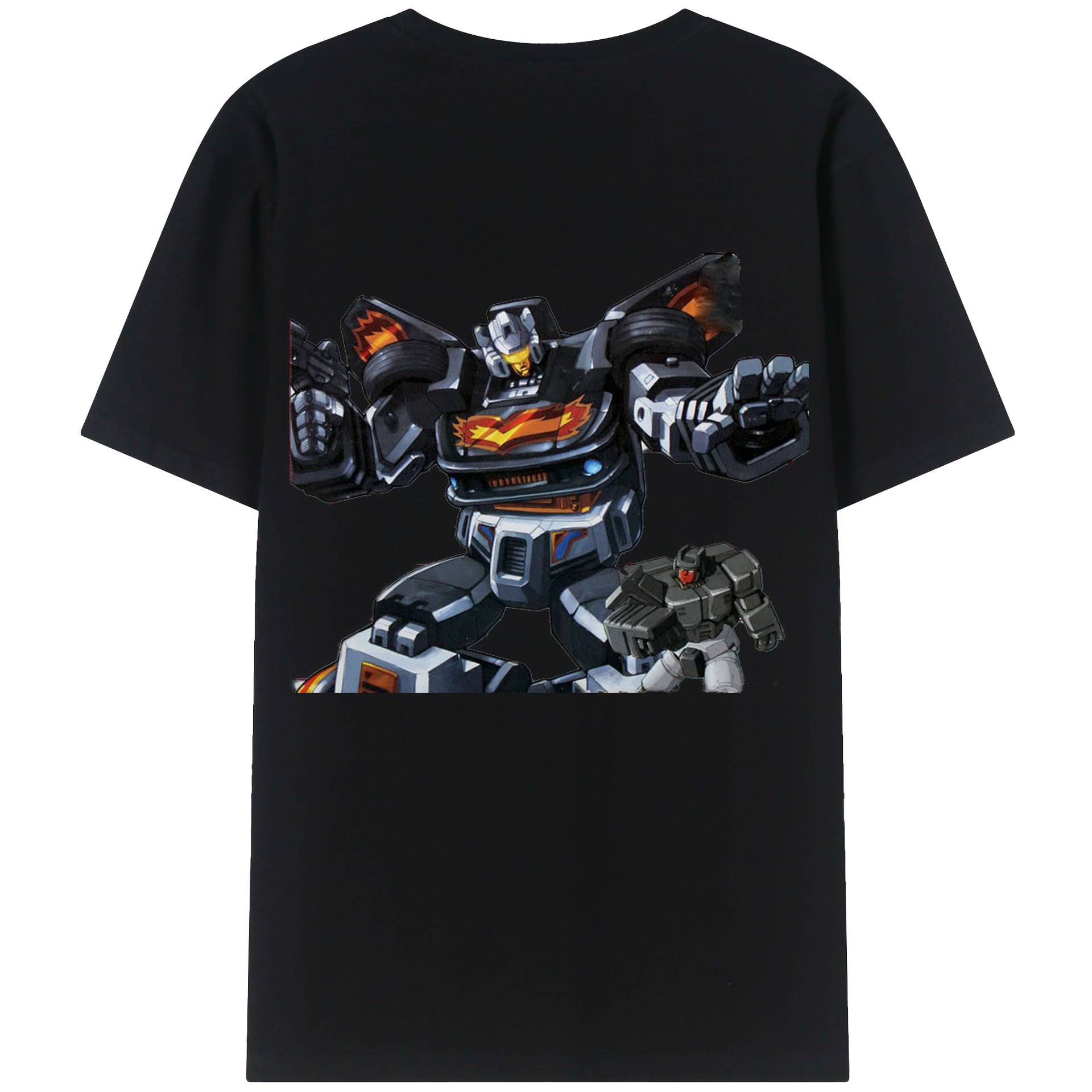 （画像用）  綿100％ メンズ半袖Tシャツ（バックプリント） 通気性