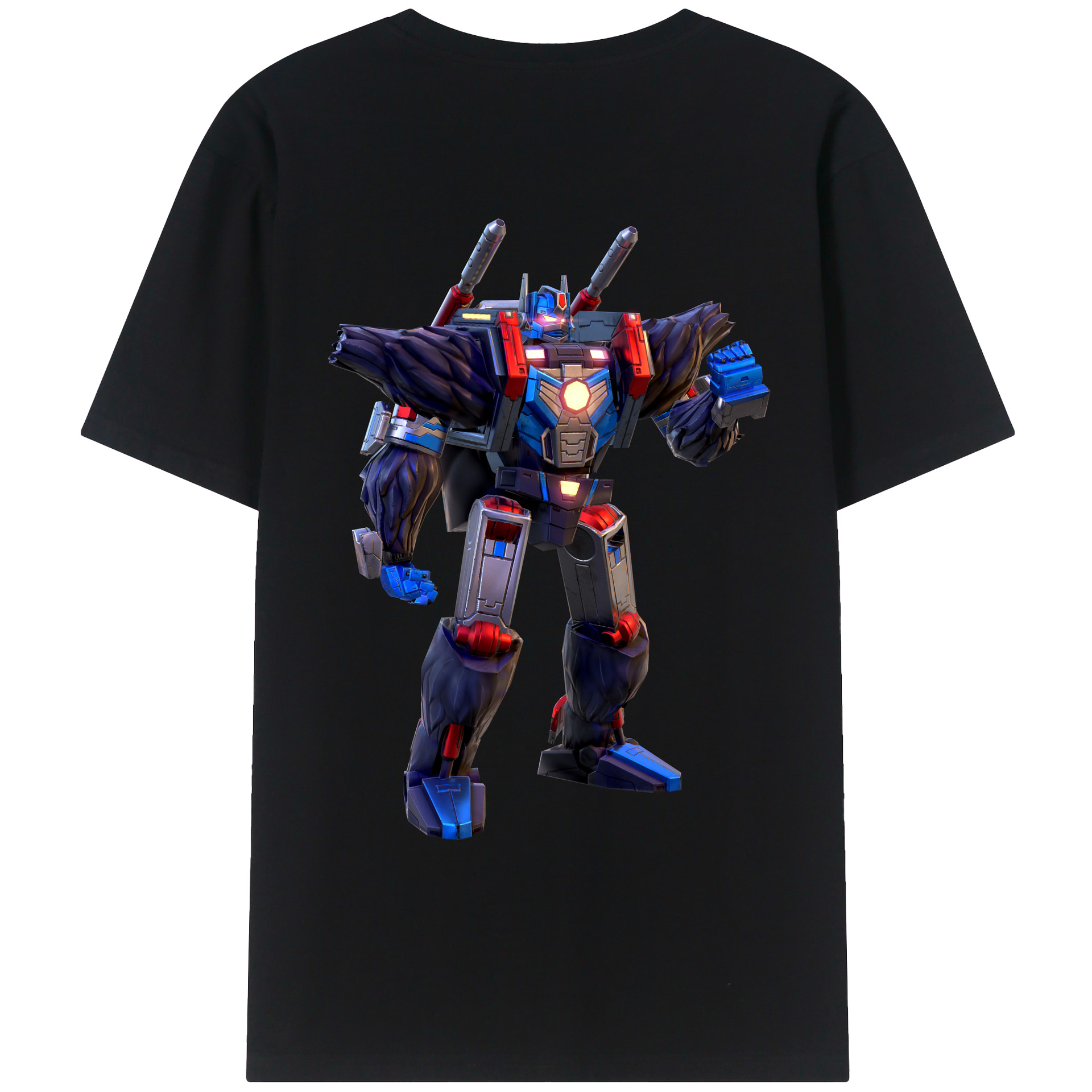 （画像用）  綿100％ メンズ半袖Tシャツ（バックプリント） 通気性
