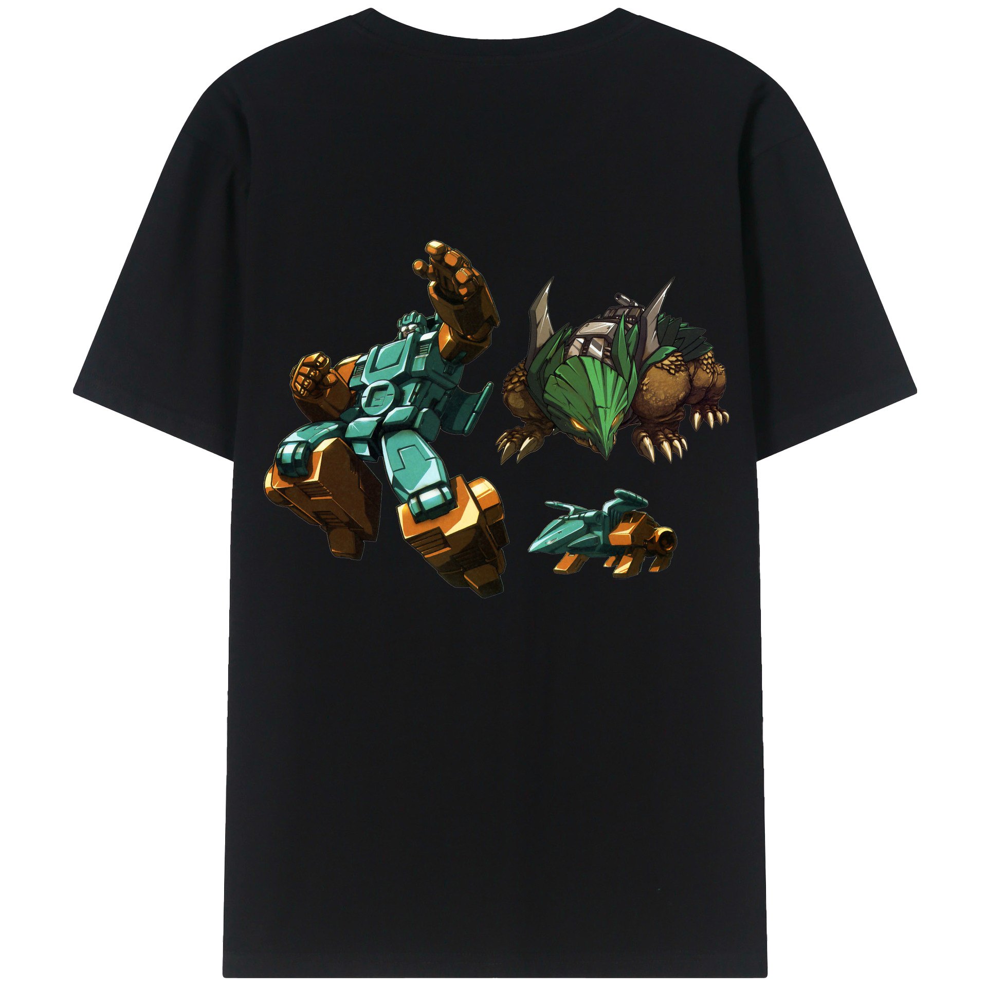 （画像用）  綿100％ メンズ半袖Tシャツ（バックプリント） 通気性