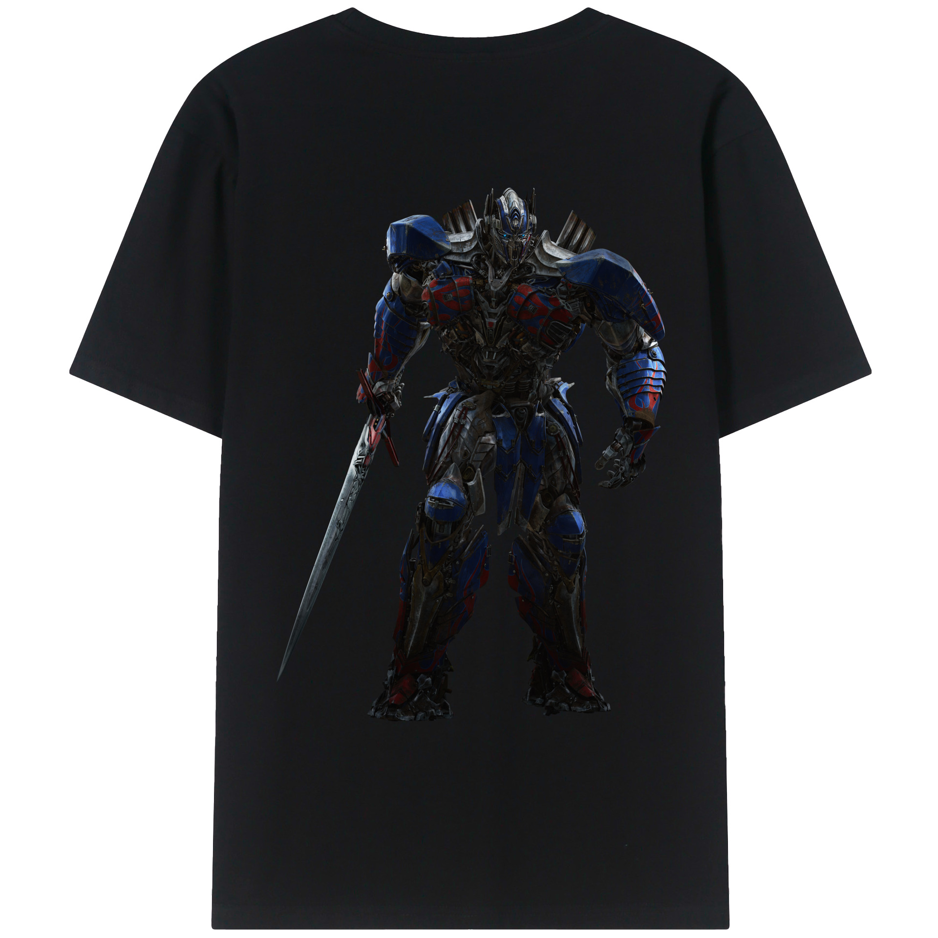 （画像用）  綿100％ メンズ半袖Tシャツ（バックプリント） 通気性