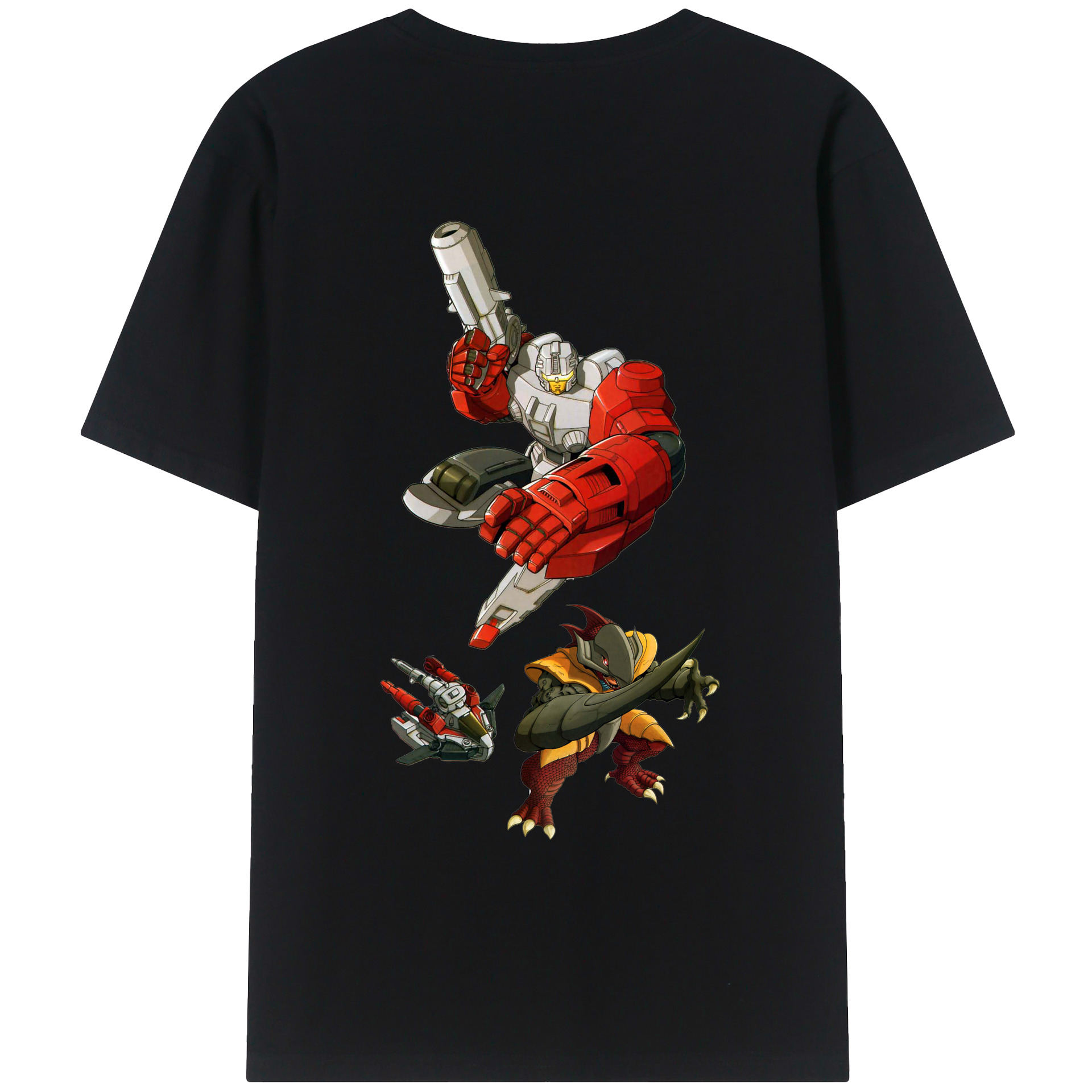 （画像用）  綿100％ メンズ半袖Tシャツ（バックプリント） 通気性