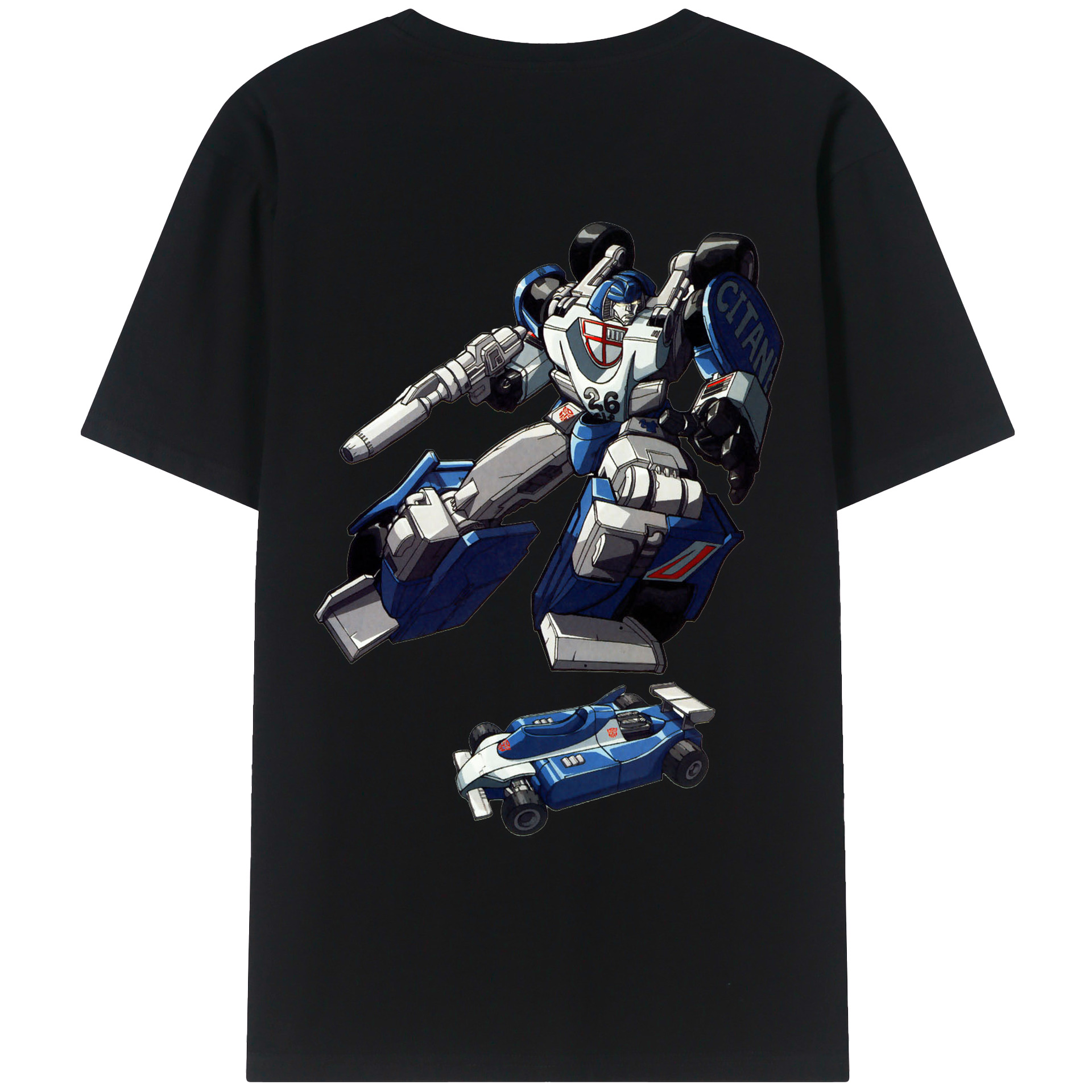 （画像用）  綿100％ メンズ半袖Tシャツ（バックプリント） 通気性