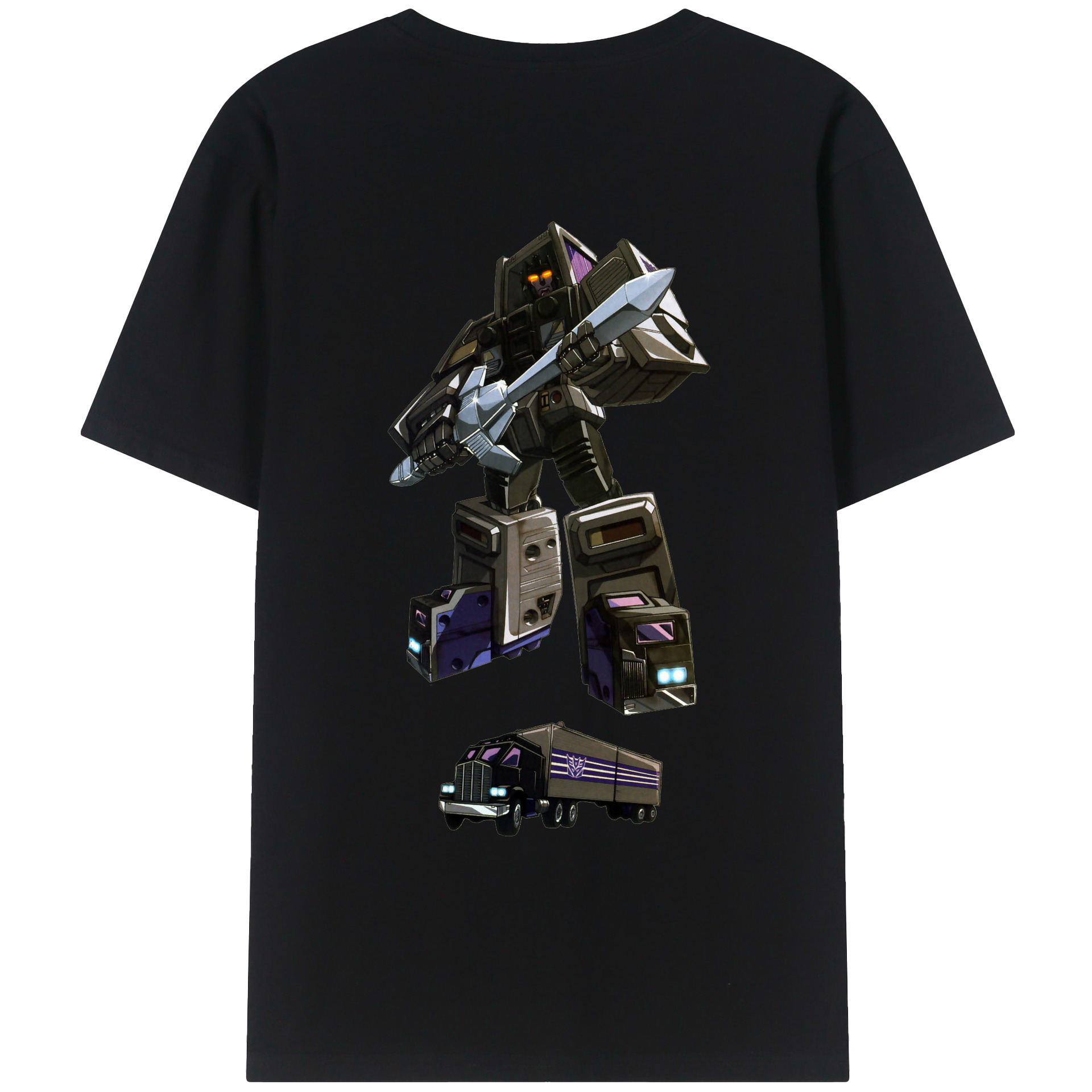 （画像用）  綿100％ メンズ半袖Tシャツ（バックプリント） 通気性
