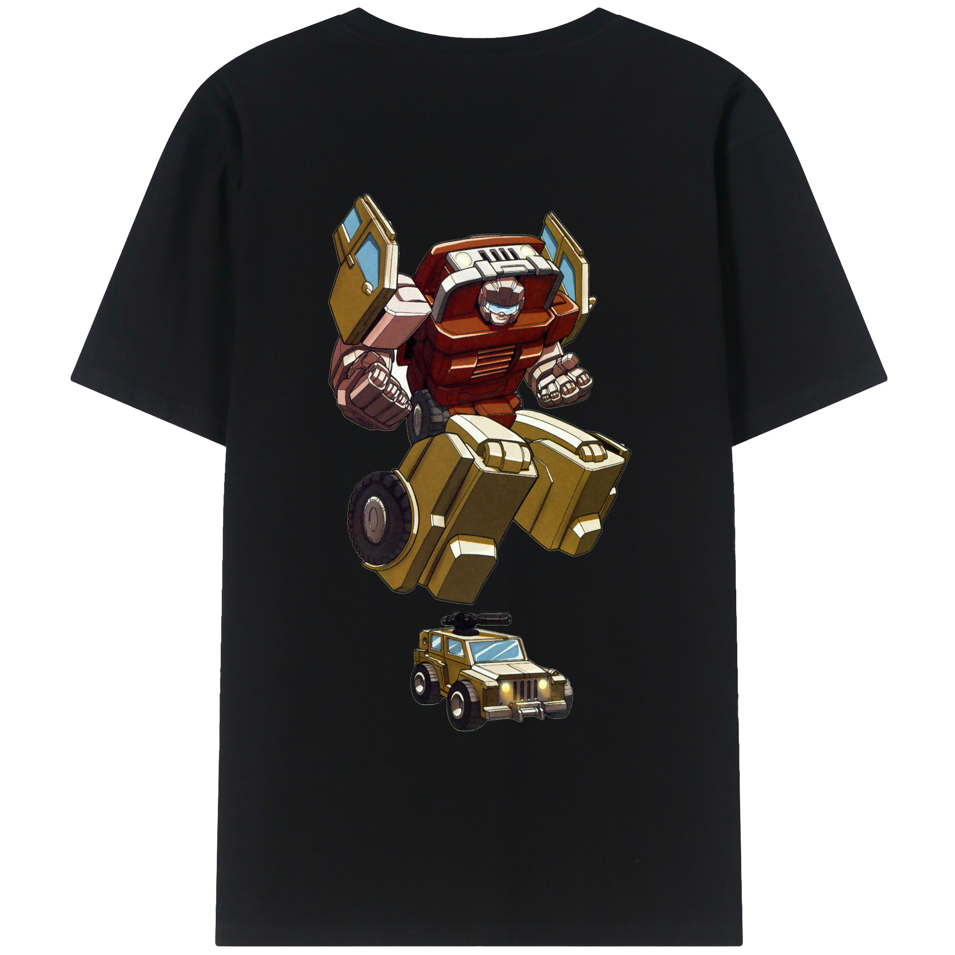（画像用）  綿100％ メンズ半袖Tシャツ（バックプリント） 通気性