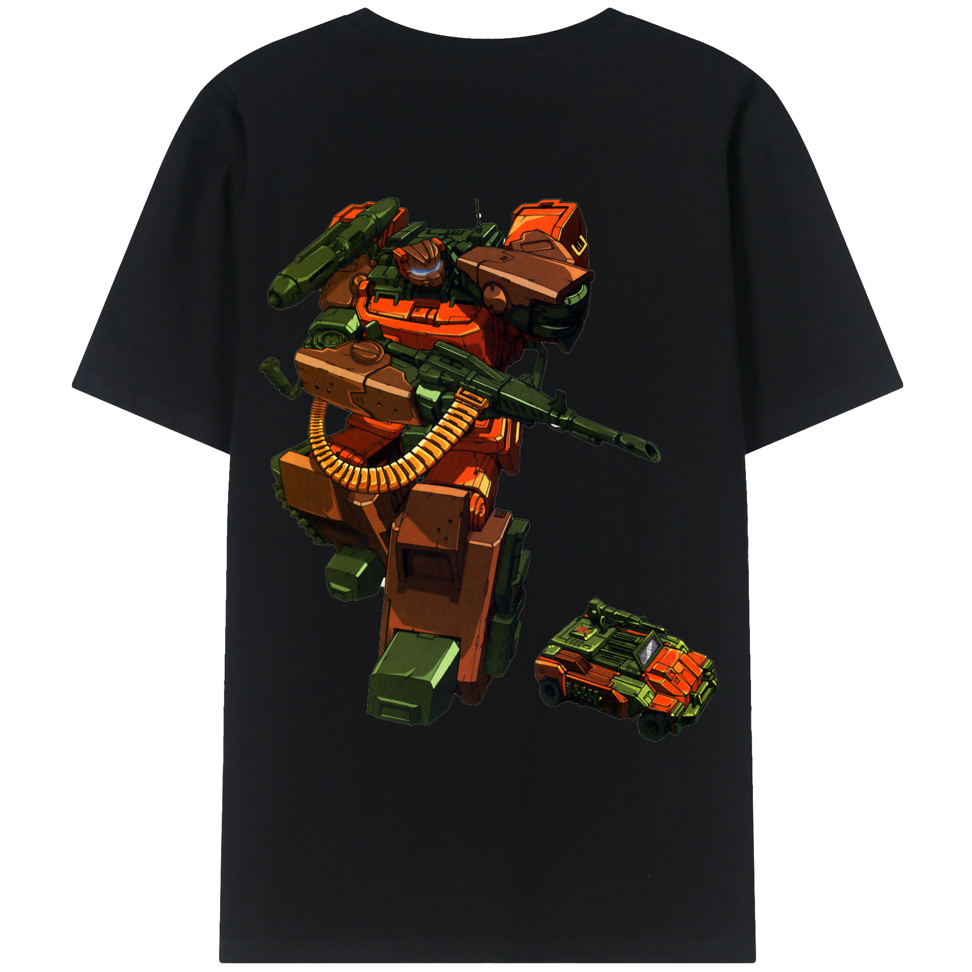 （画像用）  綿100％ メンズ半袖Tシャツ（バックプリント） 通気性