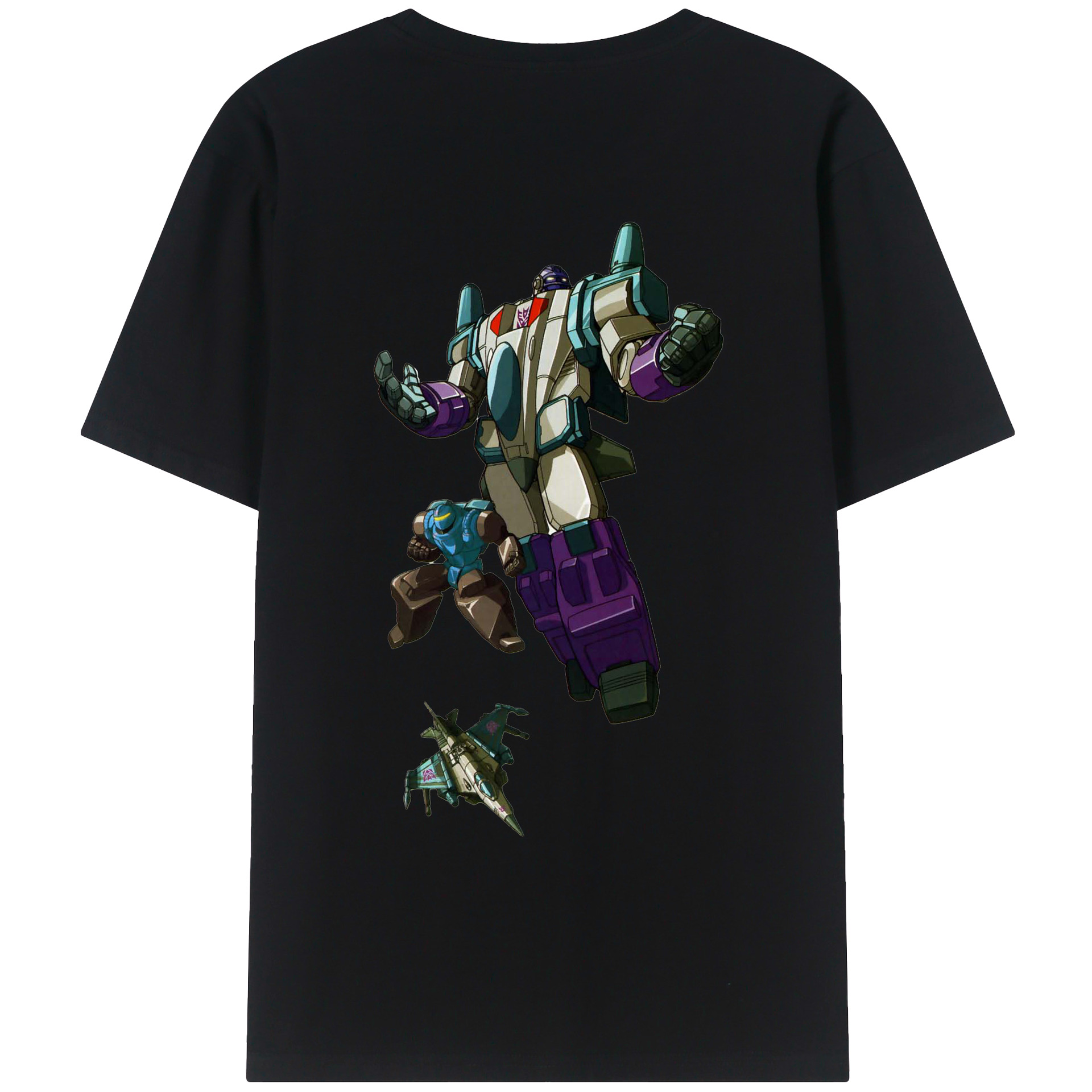 （画像用）  綿100％ メンズ半袖Tシャツ（バックプリント） 通気性