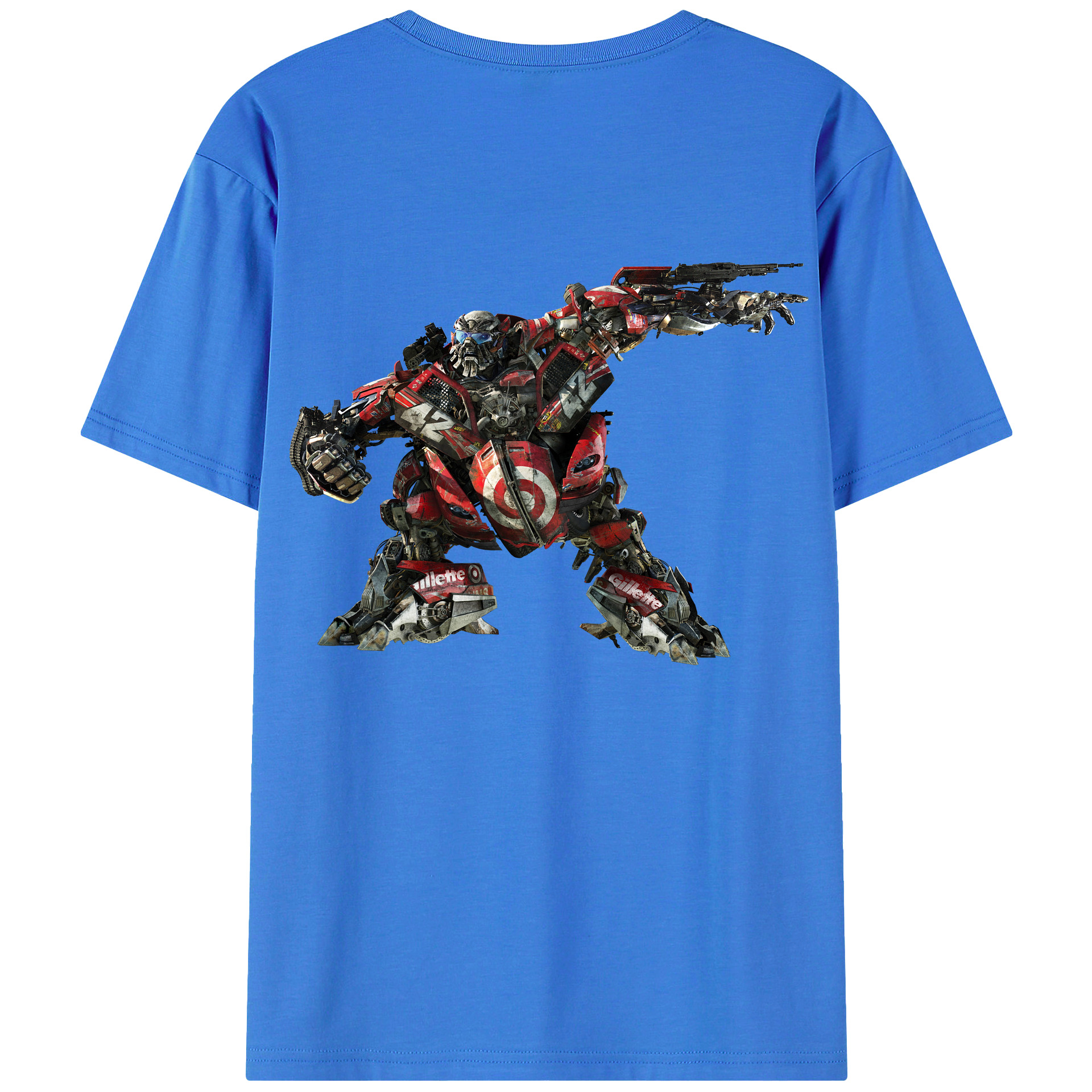（画像用）  綿100％ メンズ半袖Tシャツ（バックプリント） 通気性