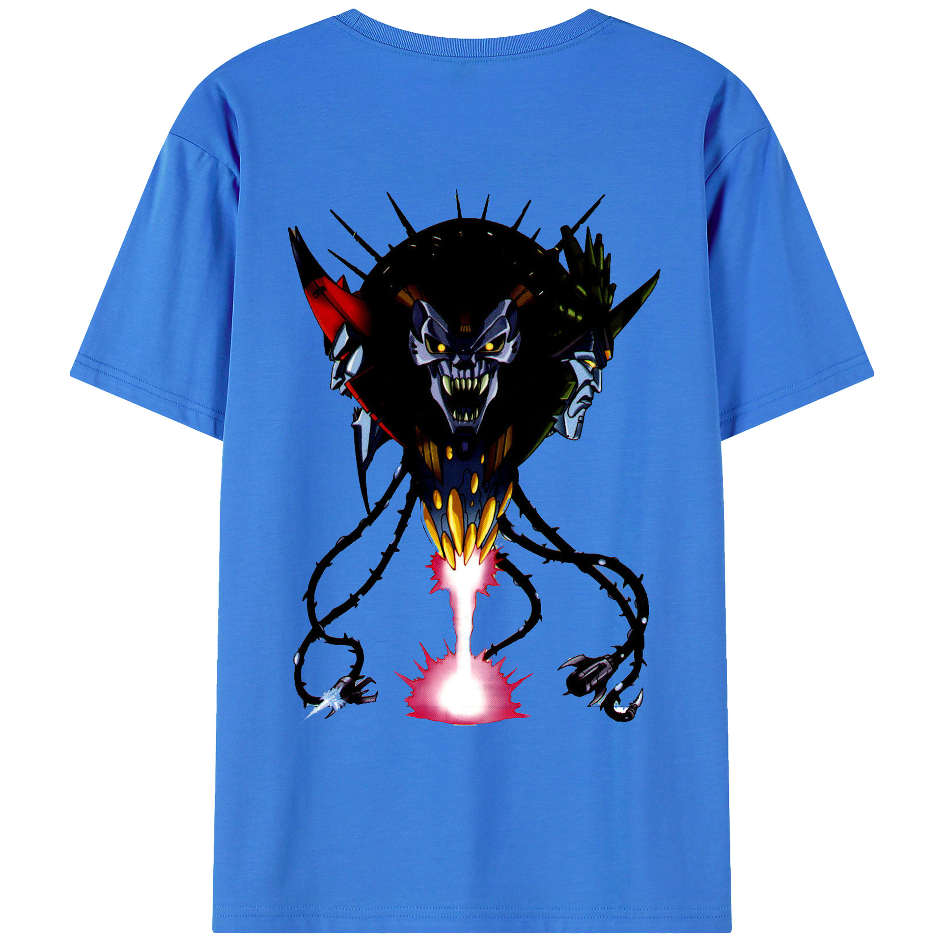 （画像用）  綿100％ メンズ半袖Tシャツ（バックプリント） 通気性