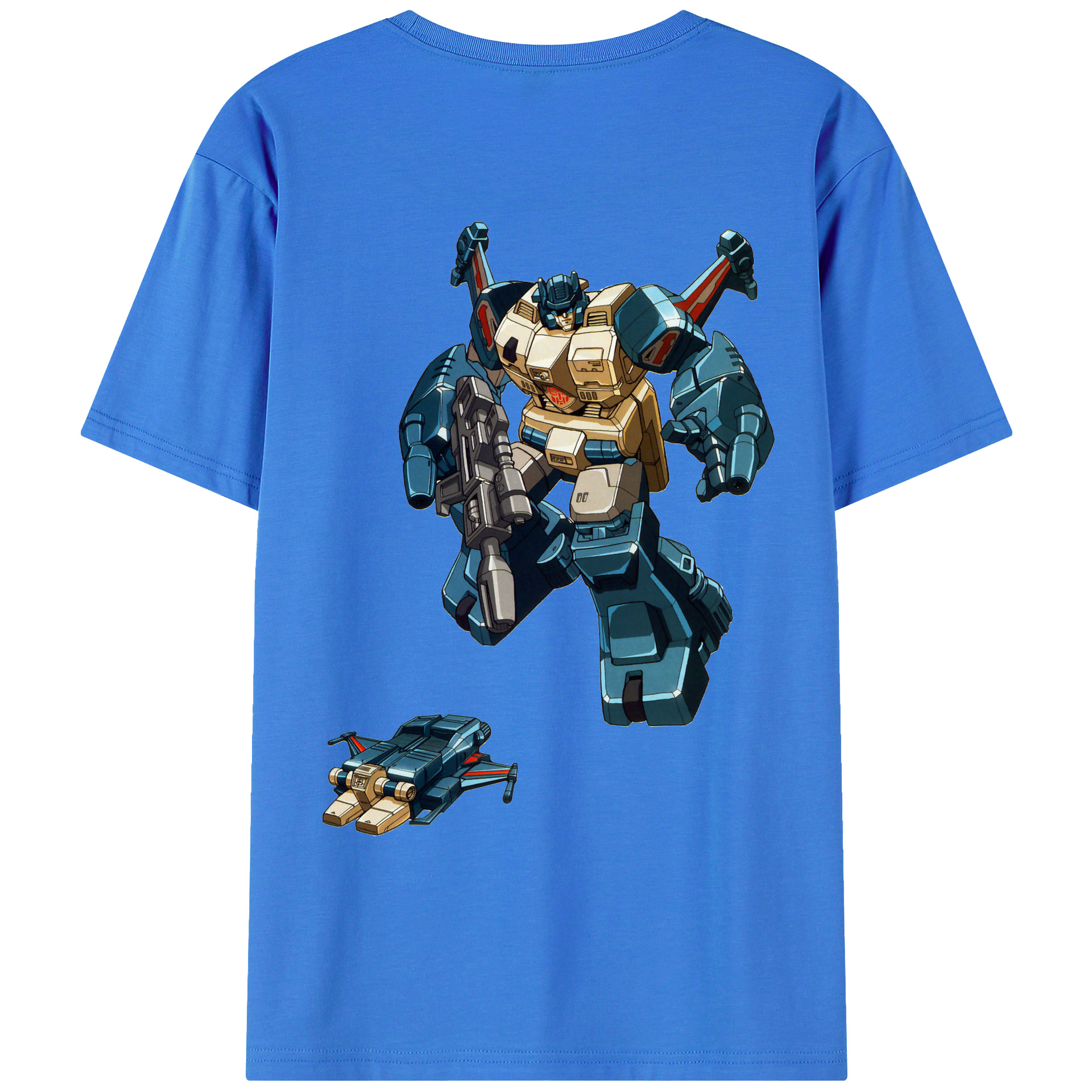 （画像用）  綿100％ メンズ半袖Tシャツ（バックプリント） 通気性