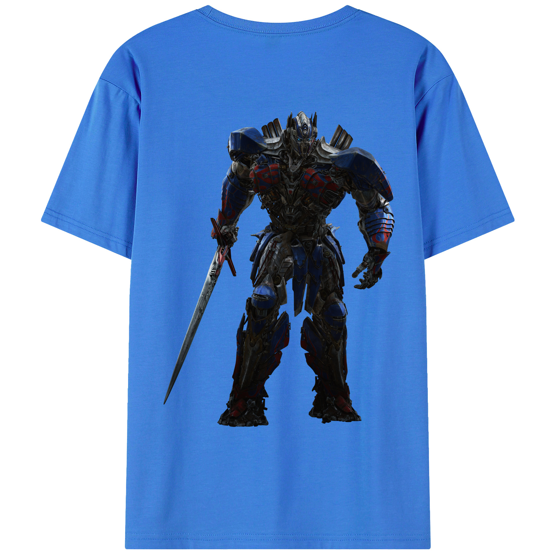 （画像用）  綿100％ メンズ半袖Tシャツ（バックプリント） 通気性