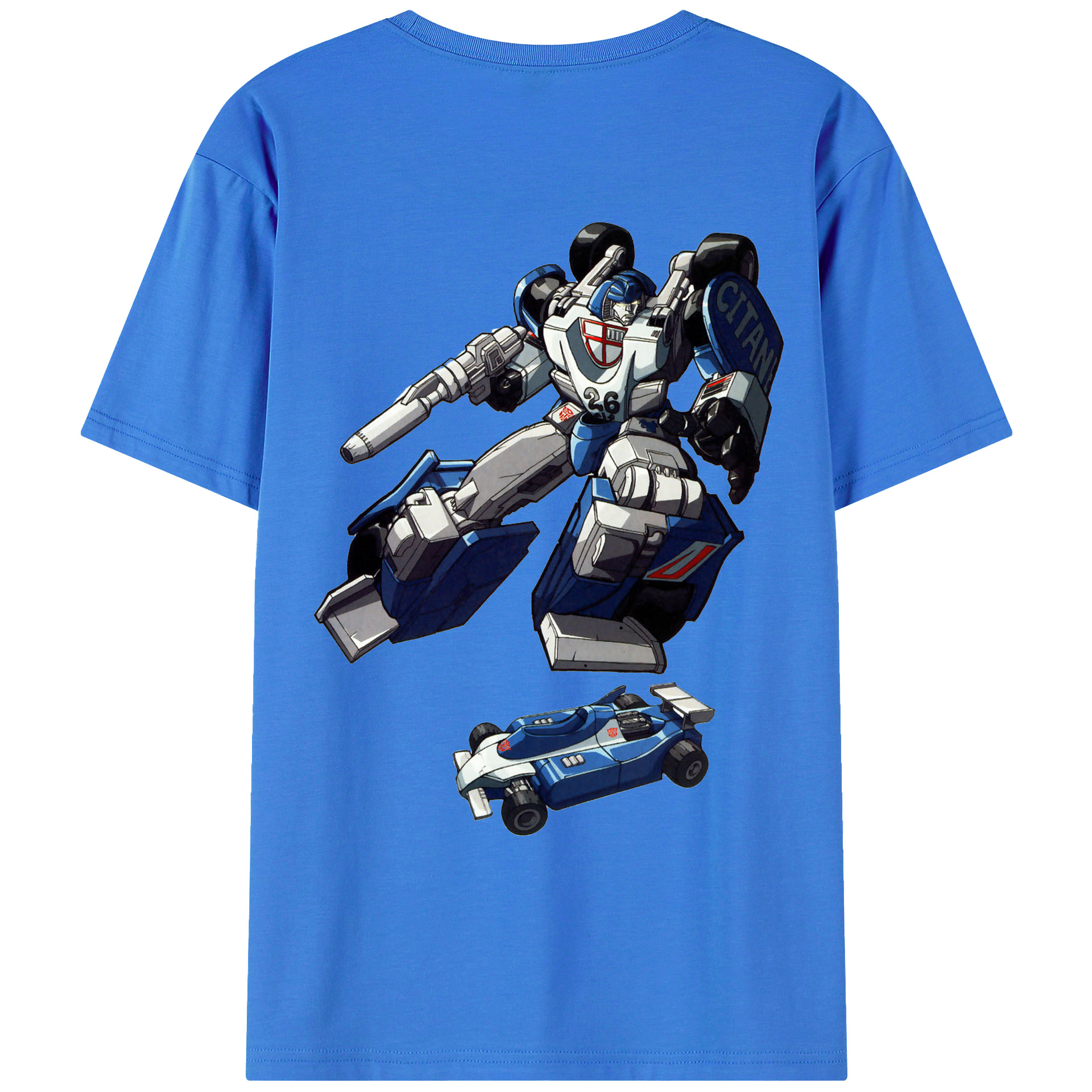 （画像用）  綿100％ メンズ半袖Tシャツ（バックプリント） 通気性