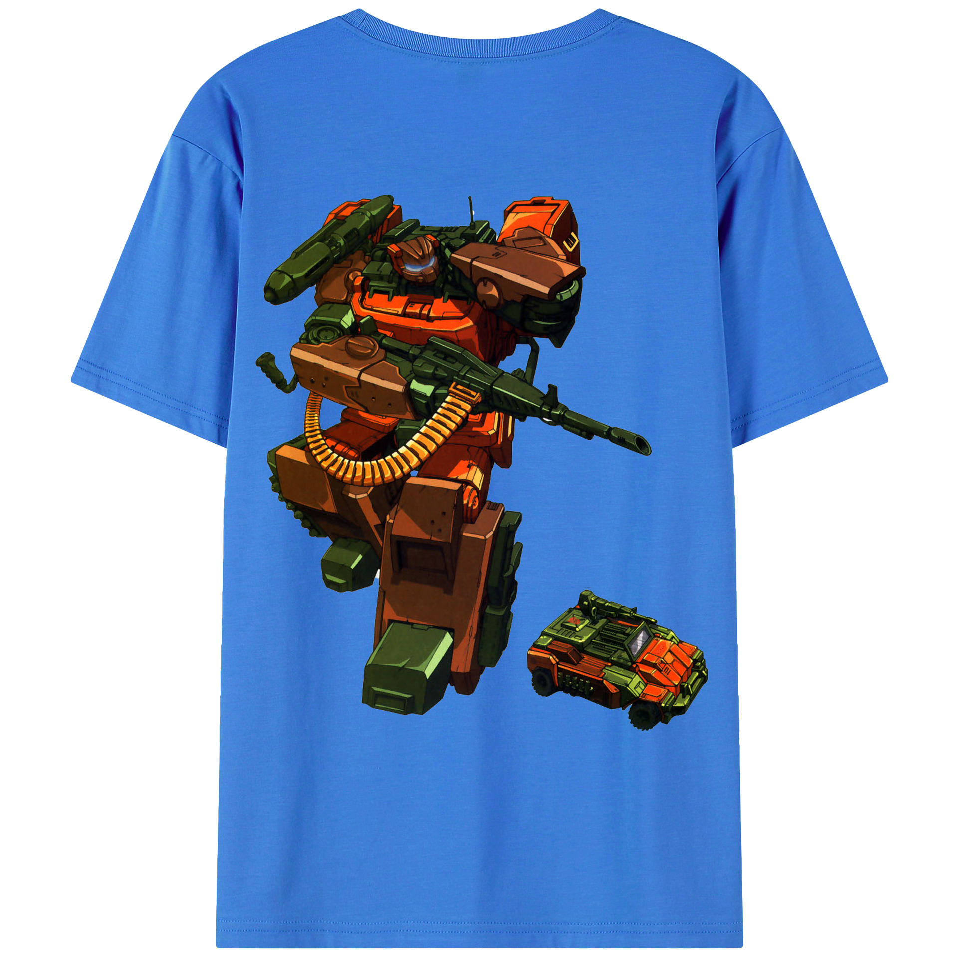 （画像用）  綿100％ メンズ半袖Tシャツ（バックプリント） 通気性