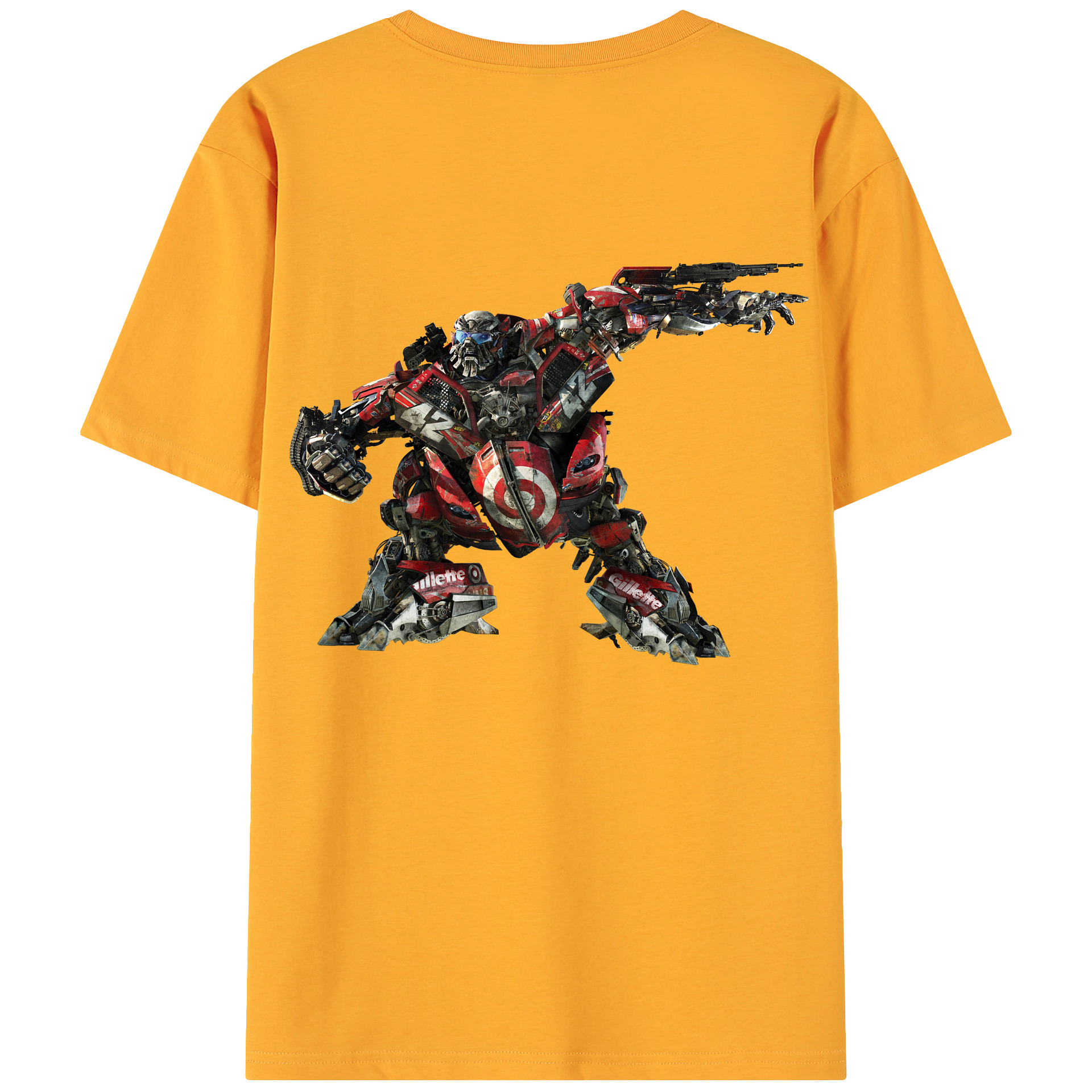 （画像用）  綿100％ メンズ半袖Tシャツ（バックプリント） 通気性
