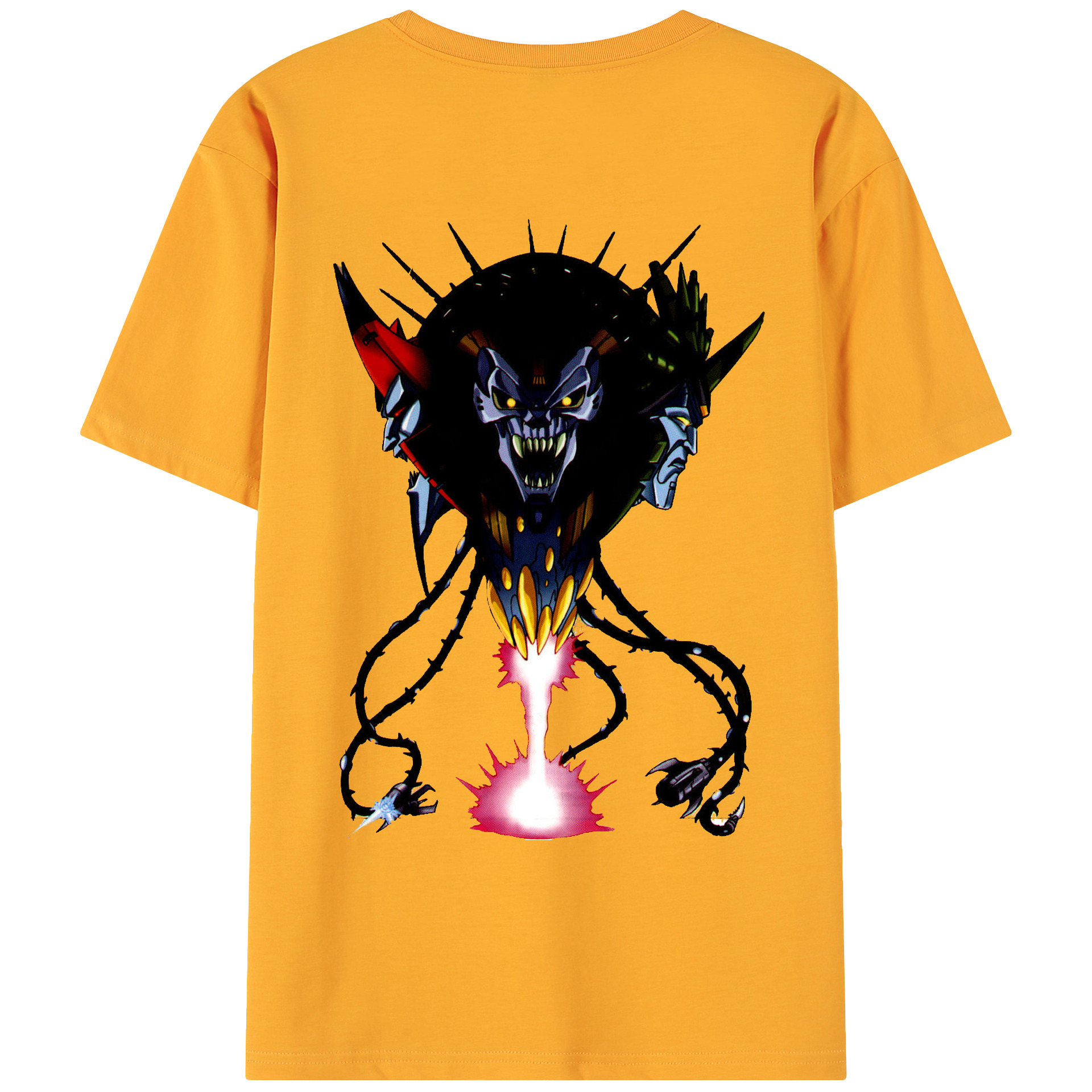 （画像用）  綿100％ メンズ半袖Tシャツ（バックプリント） 通気性