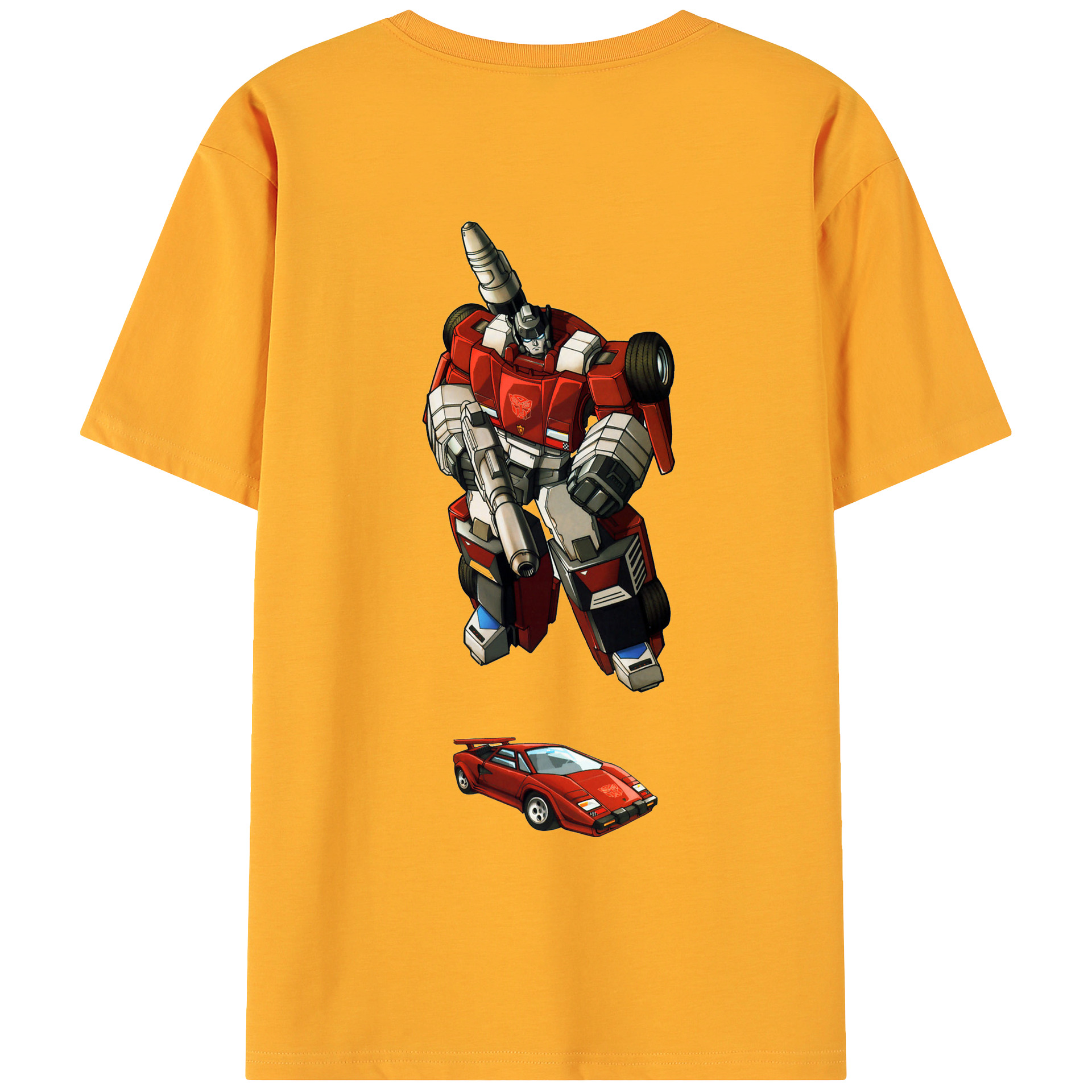 （画像用）  綿100％ メンズ半袖Tシャツ（バックプリント） 通気性