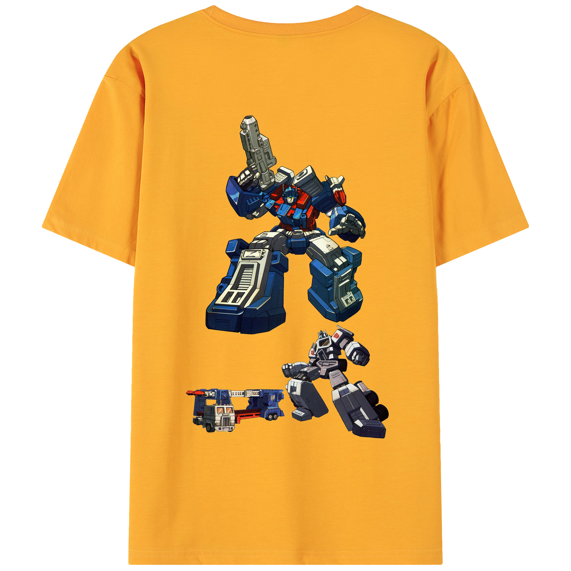（画像用）  綿100％ メンズ半袖Tシャツ（バックプリント） 通気性
