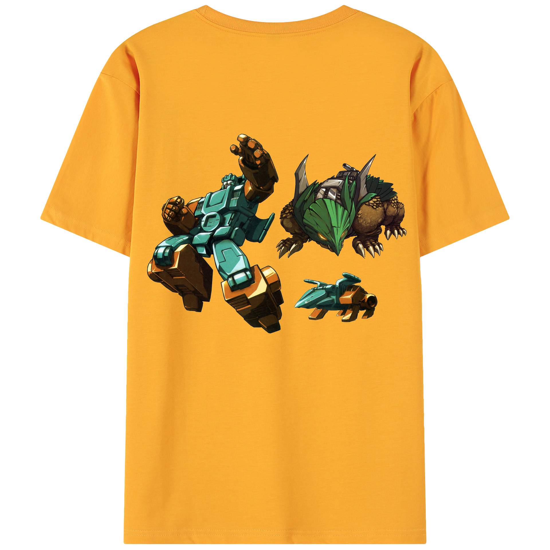 （画像用）  綿100％ メンズ半袖Tシャツ（バックプリント） 通気性