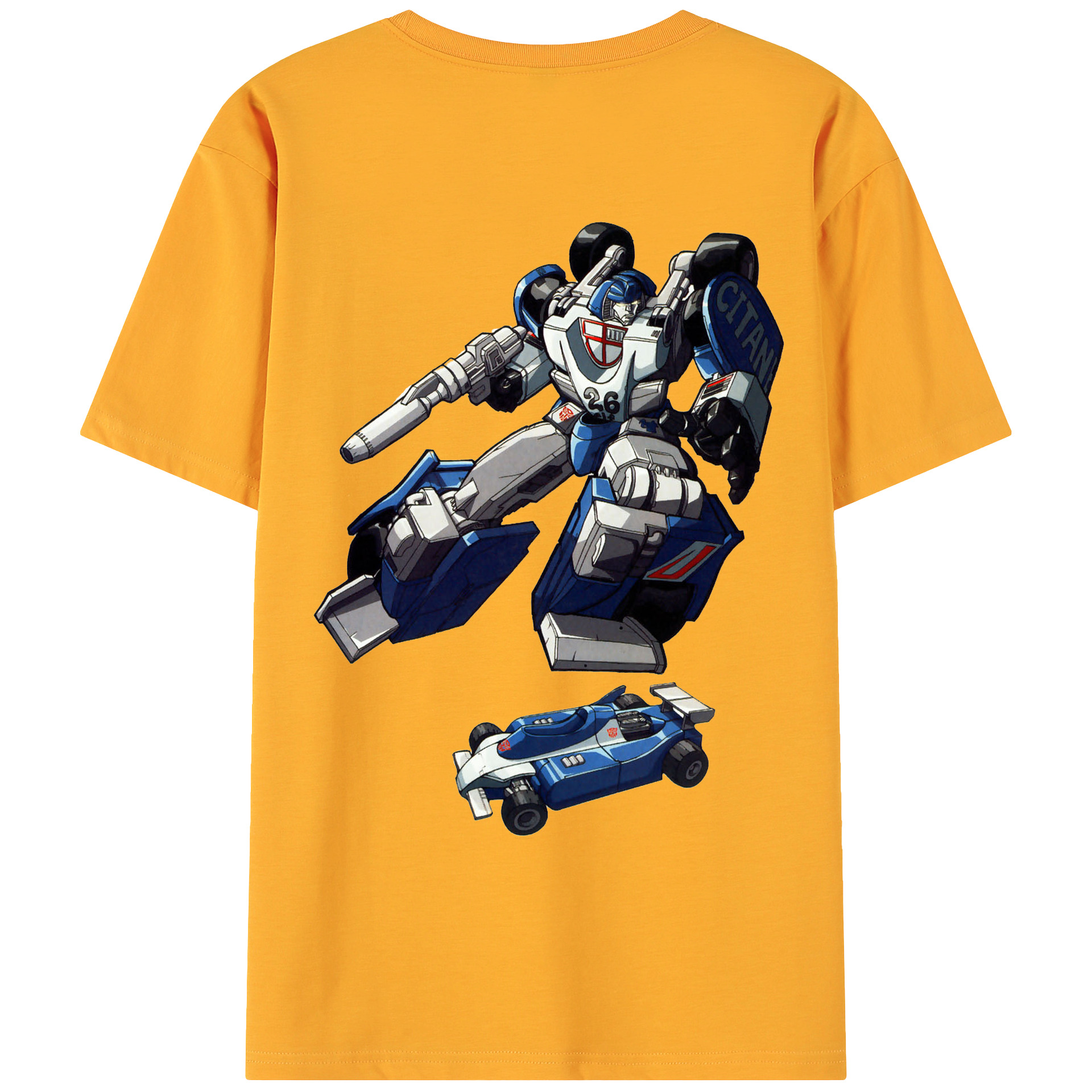 （画像用）  綿100％ メンズ半袖Tシャツ（バックプリント） 通気性
