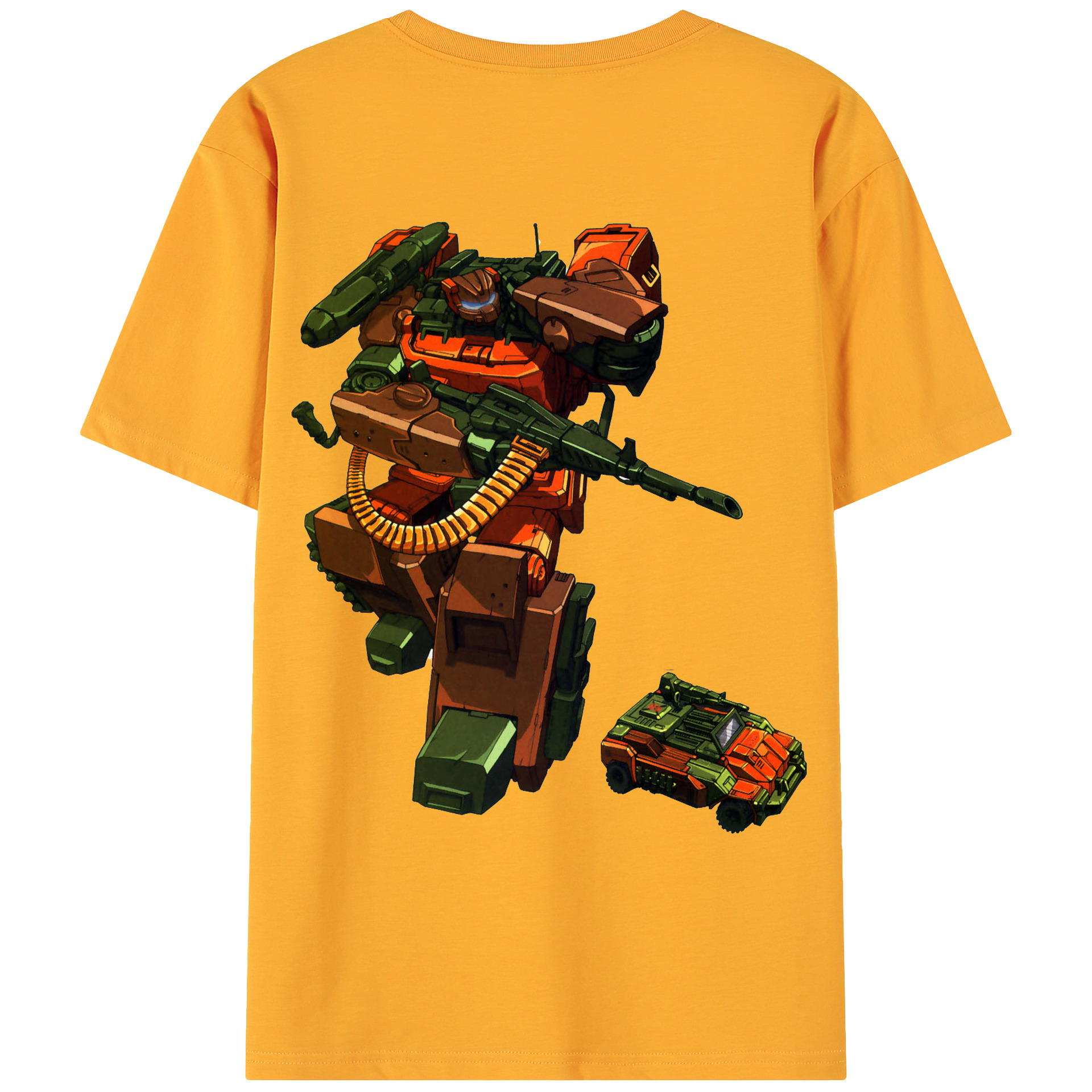 （画像用）  綿100％ メンズ半袖Tシャツ（バックプリント） 通気性