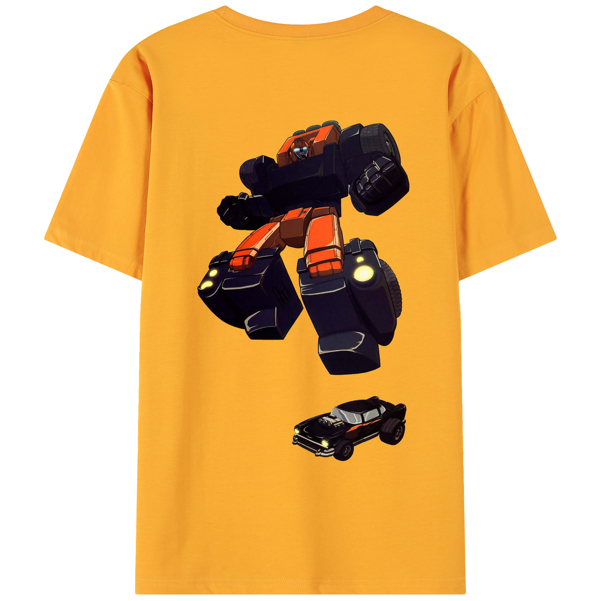 （画像用）  綿100％ メンズ半袖Tシャツ（バックプリント） 通気性