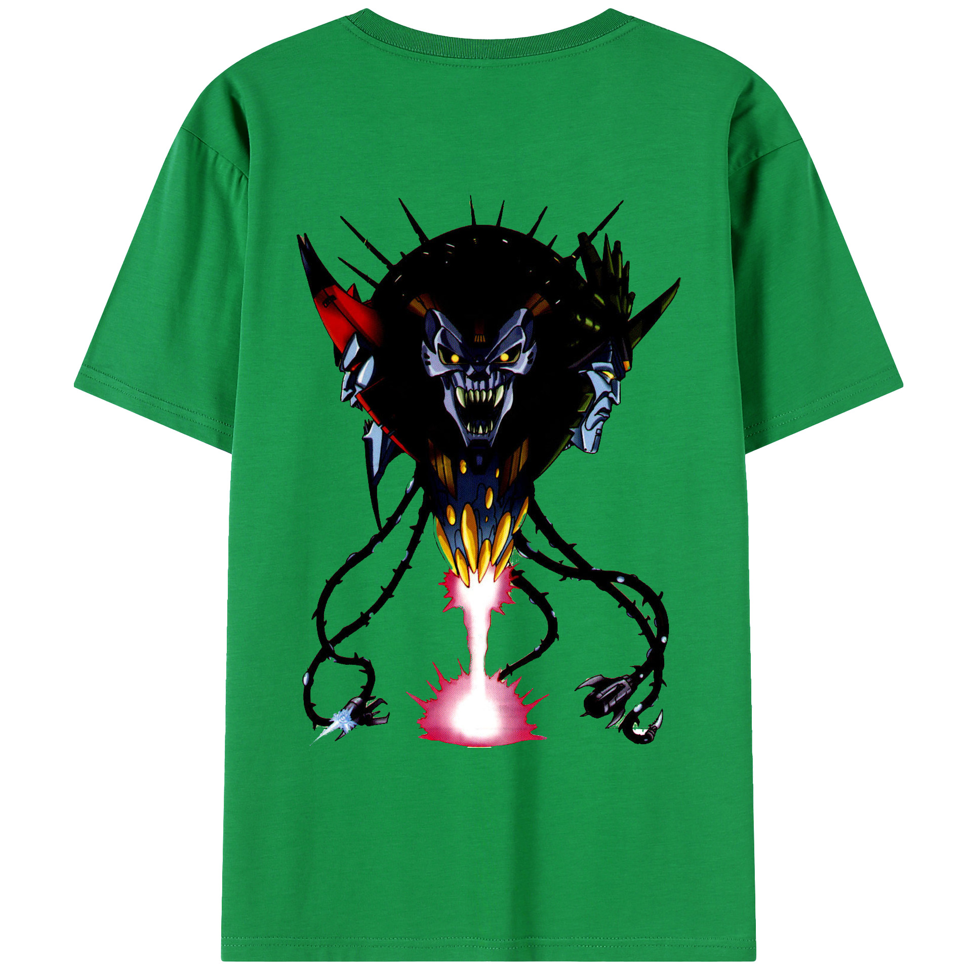 （画像用）  綿100％ メンズ半袖Tシャツ（バックプリント） 通気性