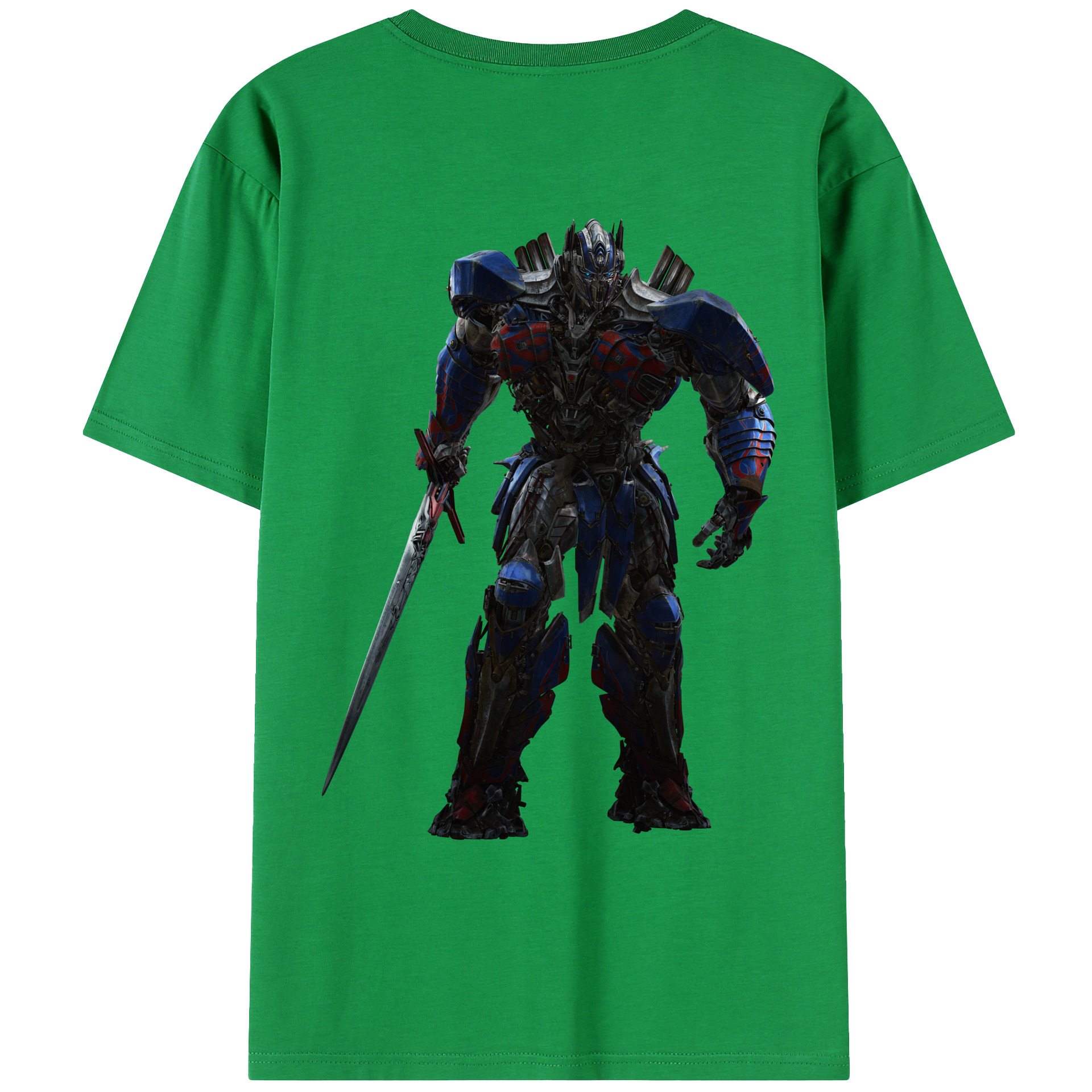 （画像用）  綿100％ メンズ半袖Tシャツ（バックプリント） 通気性