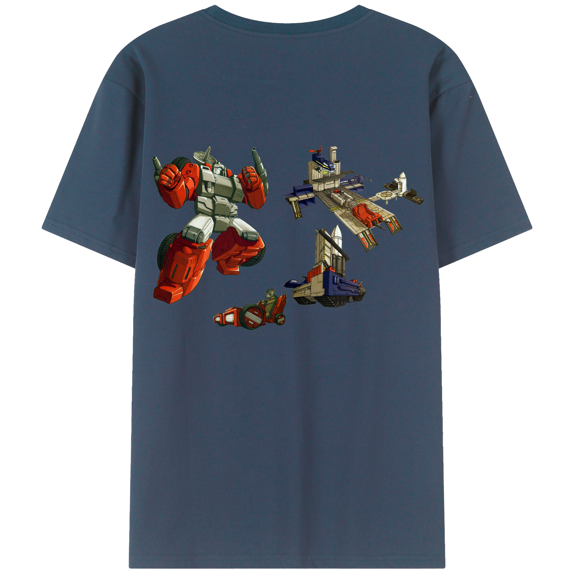 （画像用）  綿100％ メンズ半袖Tシャツ（バックプリント） 通気性