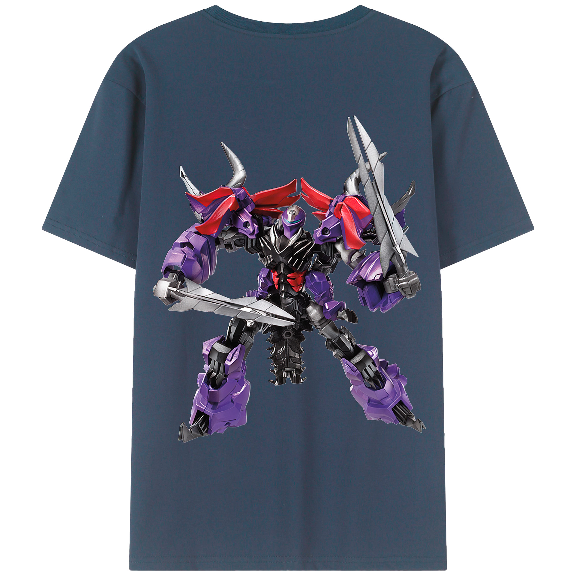 （画像用）  綿100％ メンズ半袖Tシャツ（バックプリント） 通気性