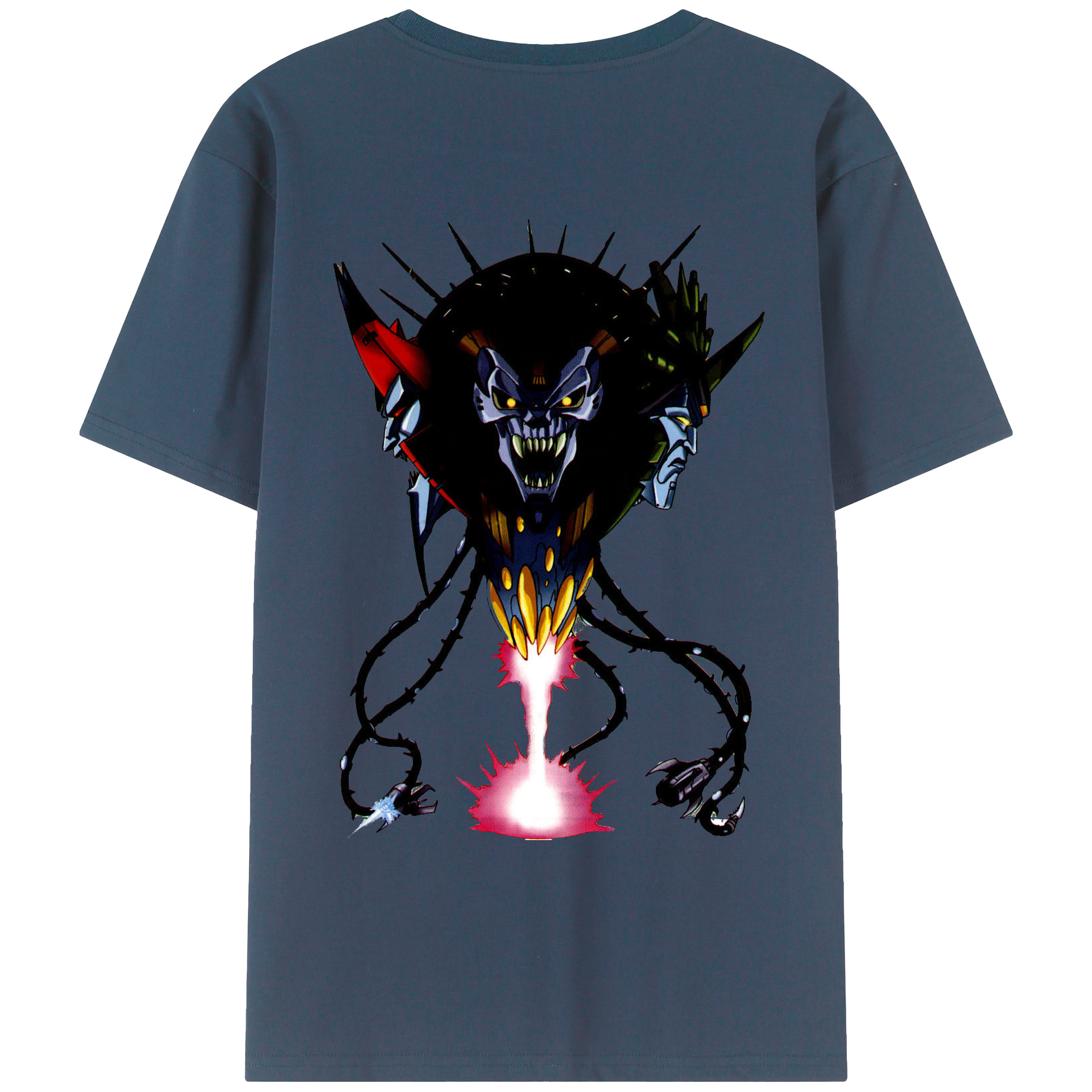 （画像用）  綿100％ メンズ半袖Tシャツ（バックプリント） 通気性