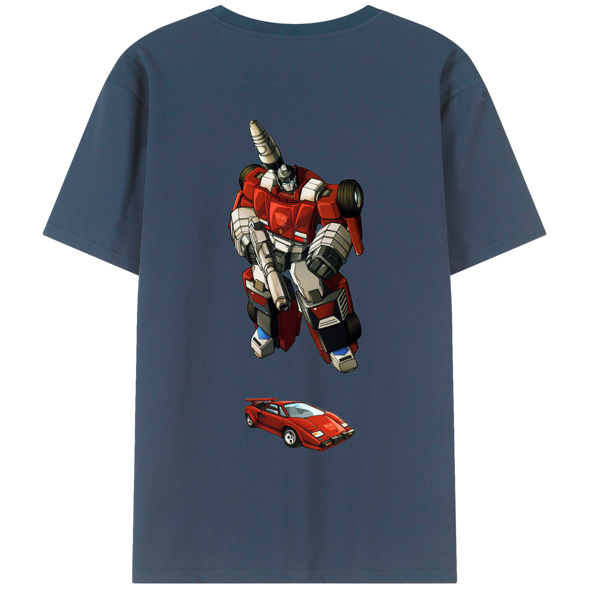 （画像用）  綿100％ メンズ半袖Tシャツ（バックプリント） 通気性