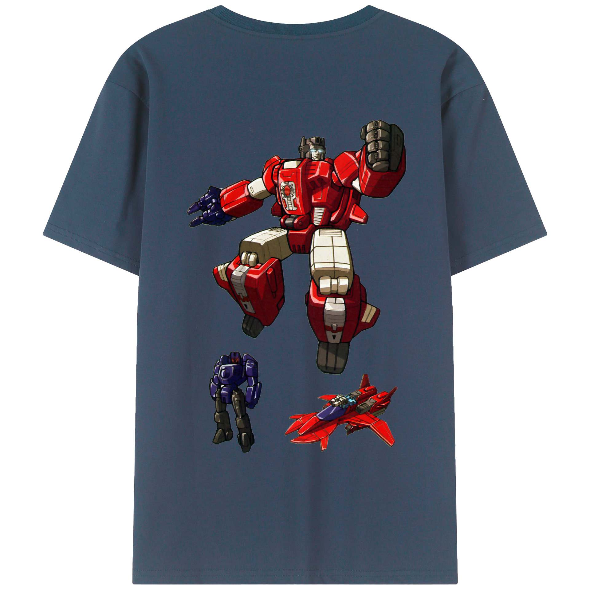 （画像用）  綿100％ メンズ半袖Tシャツ（バックプリント） 通気性