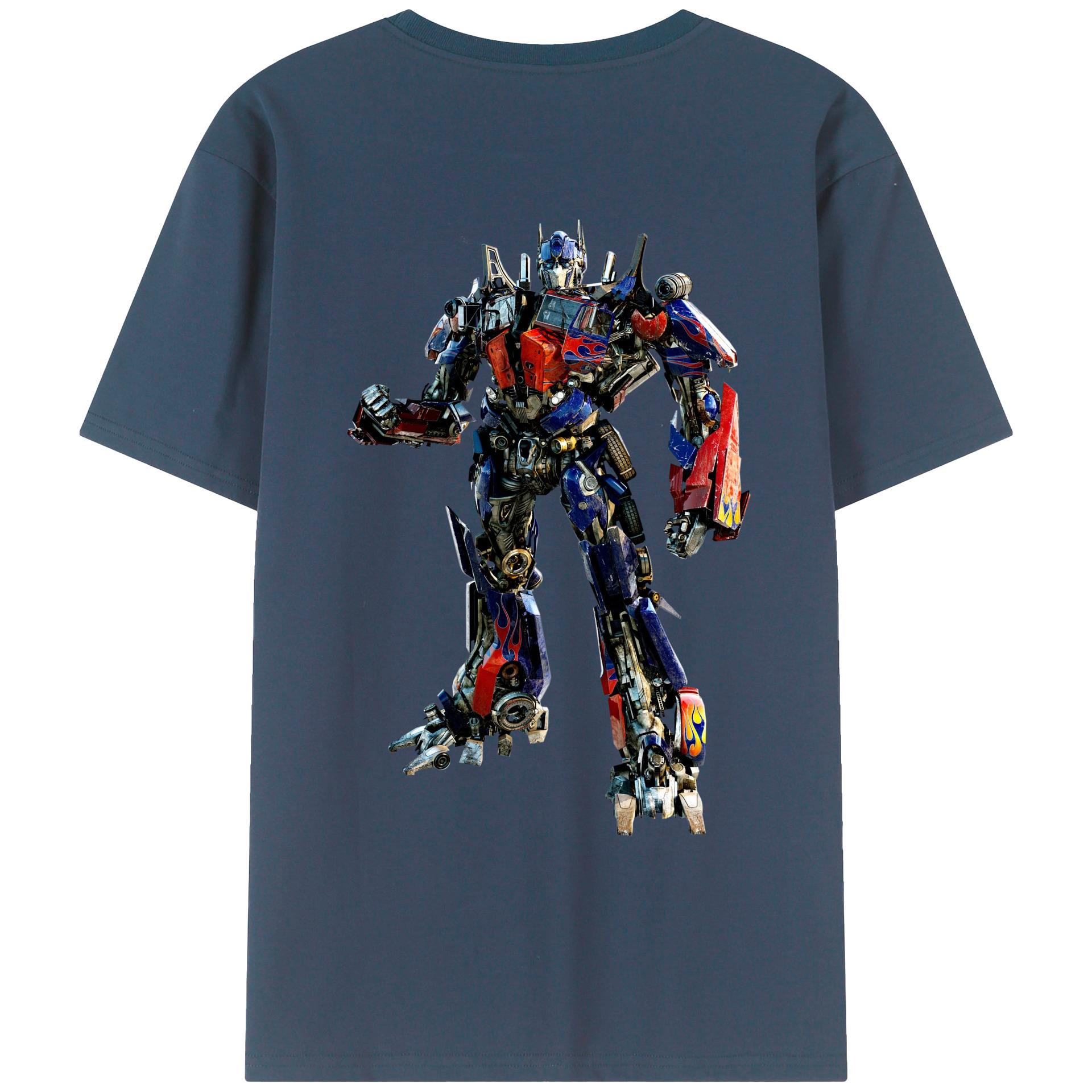 （画像用）  綿100％ メンズ半袖Tシャツ（バックプリント） 通気性