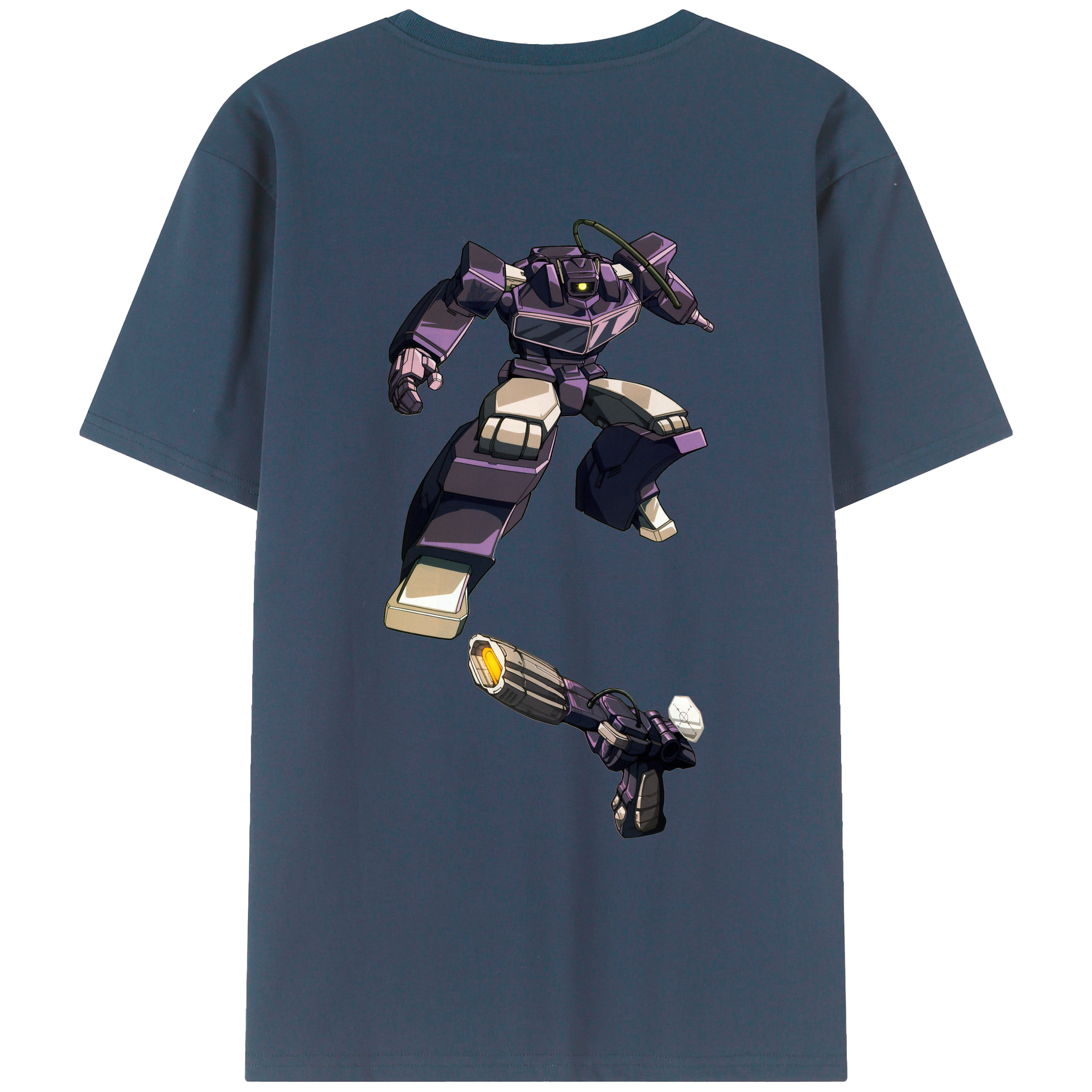 （画像用）  綿100％ メンズ半袖Tシャツ（バックプリント） 通気性