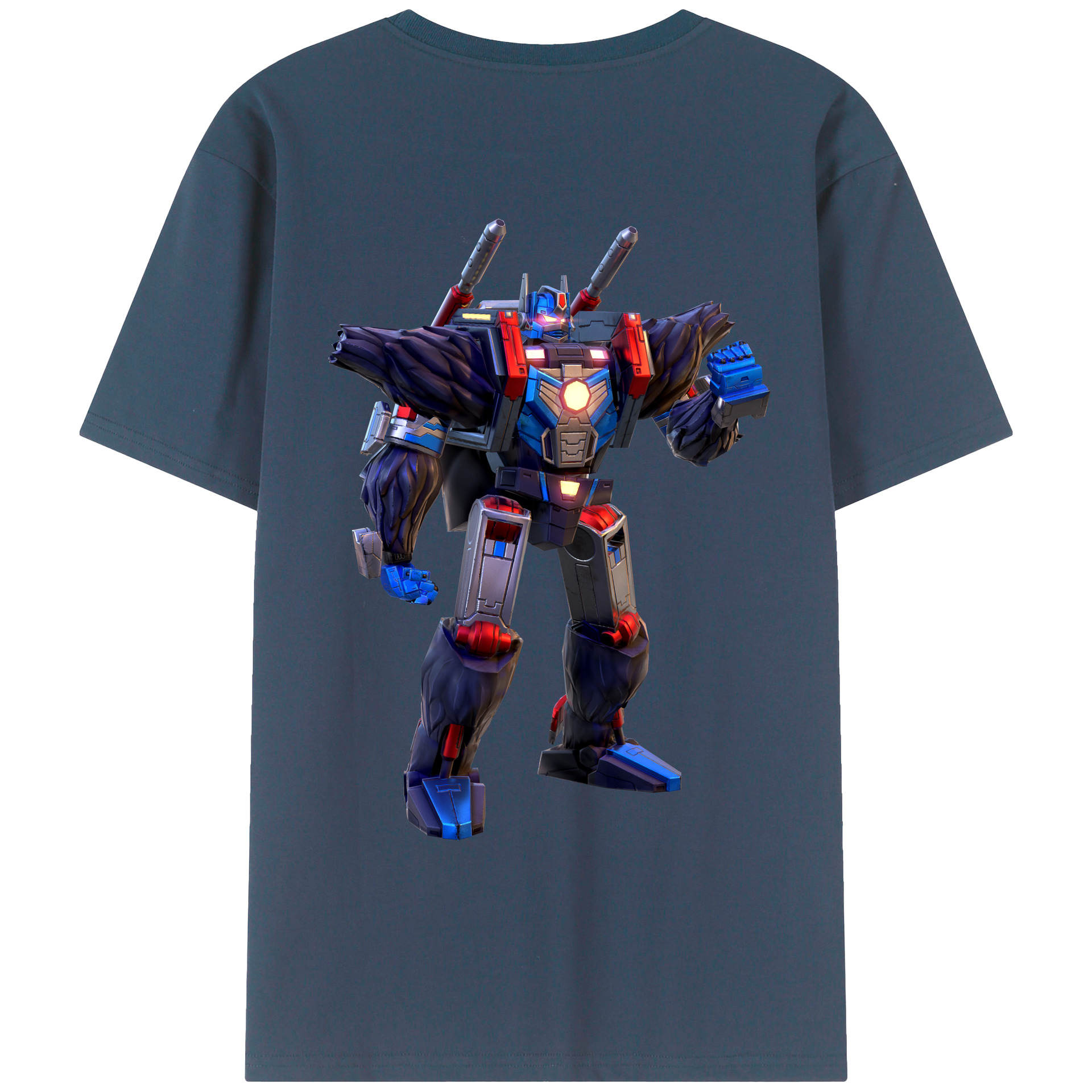 （画像用）  綿100％ メンズ半袖Tシャツ（バックプリント） 通気性