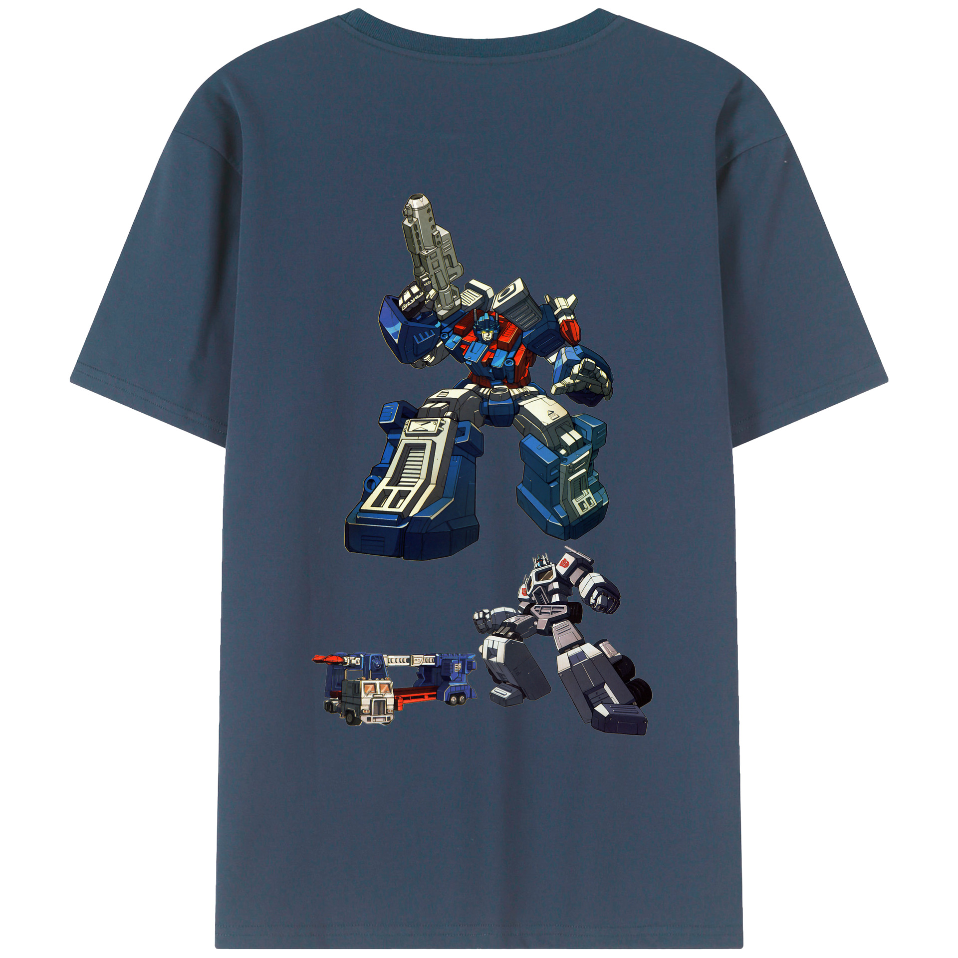 （画像用）  綿100％ メンズ半袖Tシャツ（バックプリント） 通気性
