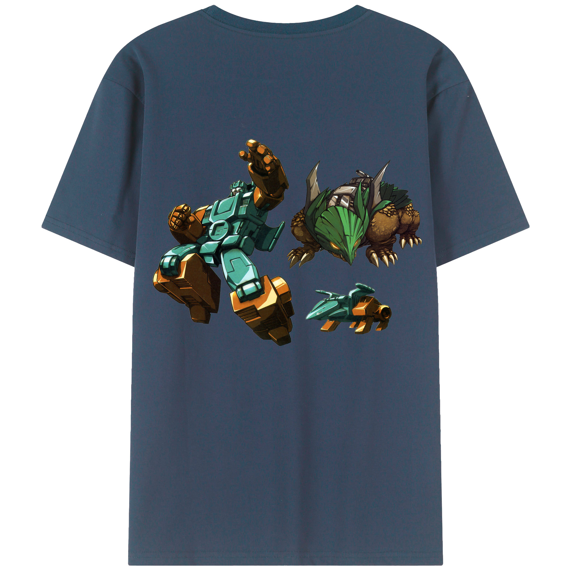 （画像用）  綿100％ メンズ半袖Tシャツ（バックプリント） 通気性