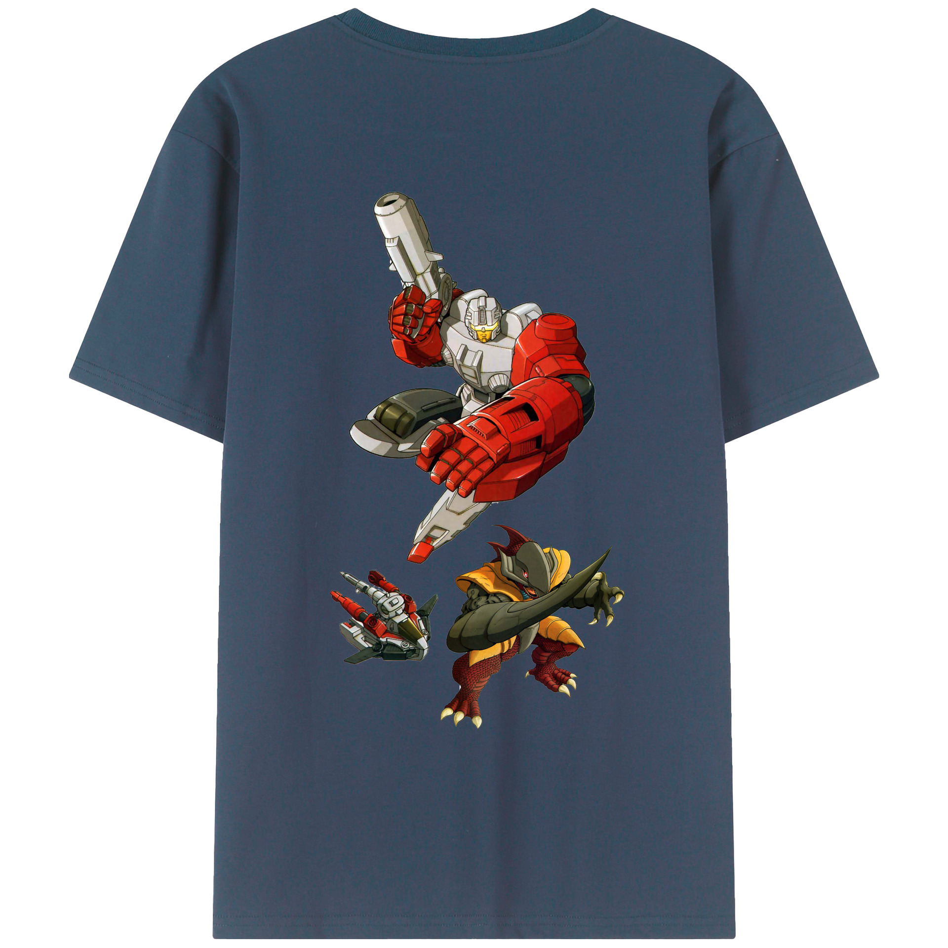 （画像用）  綿100％ メンズ半袖Tシャツ（バックプリント） 通気性