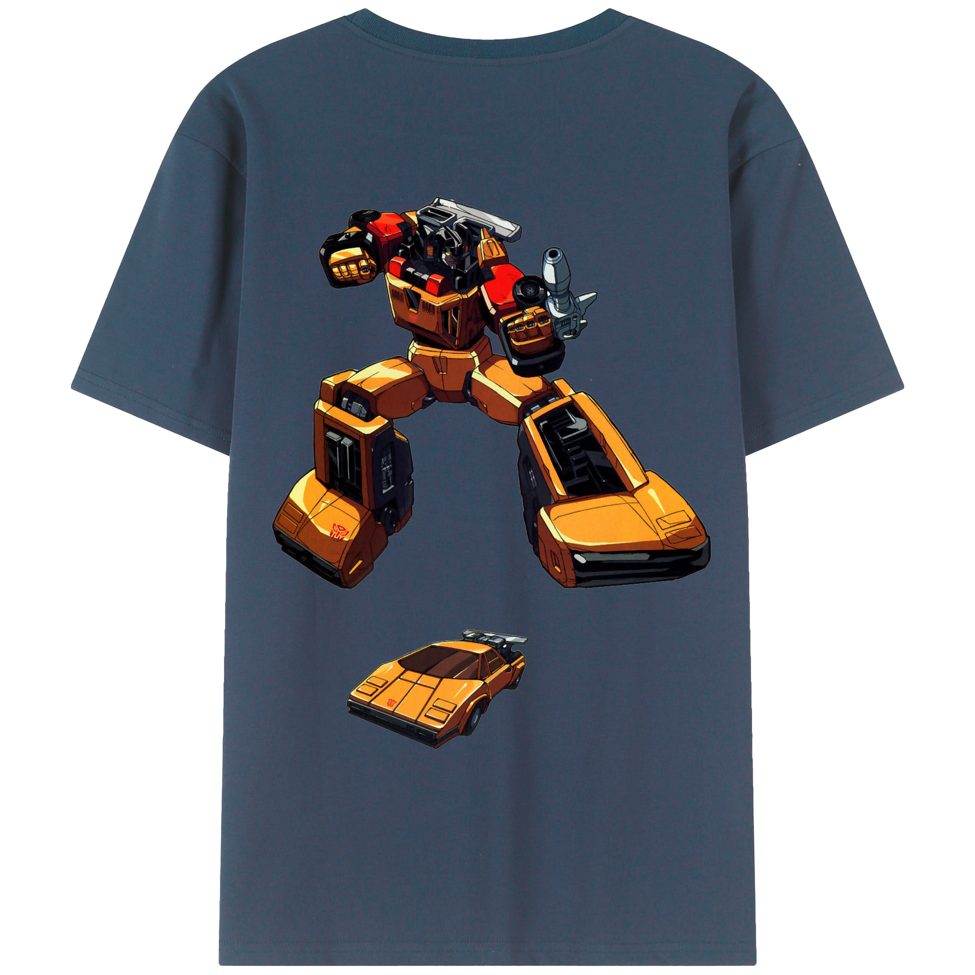 （画像用）  綿100％ メンズ半袖Tシャツ（バックプリント） 通気性
