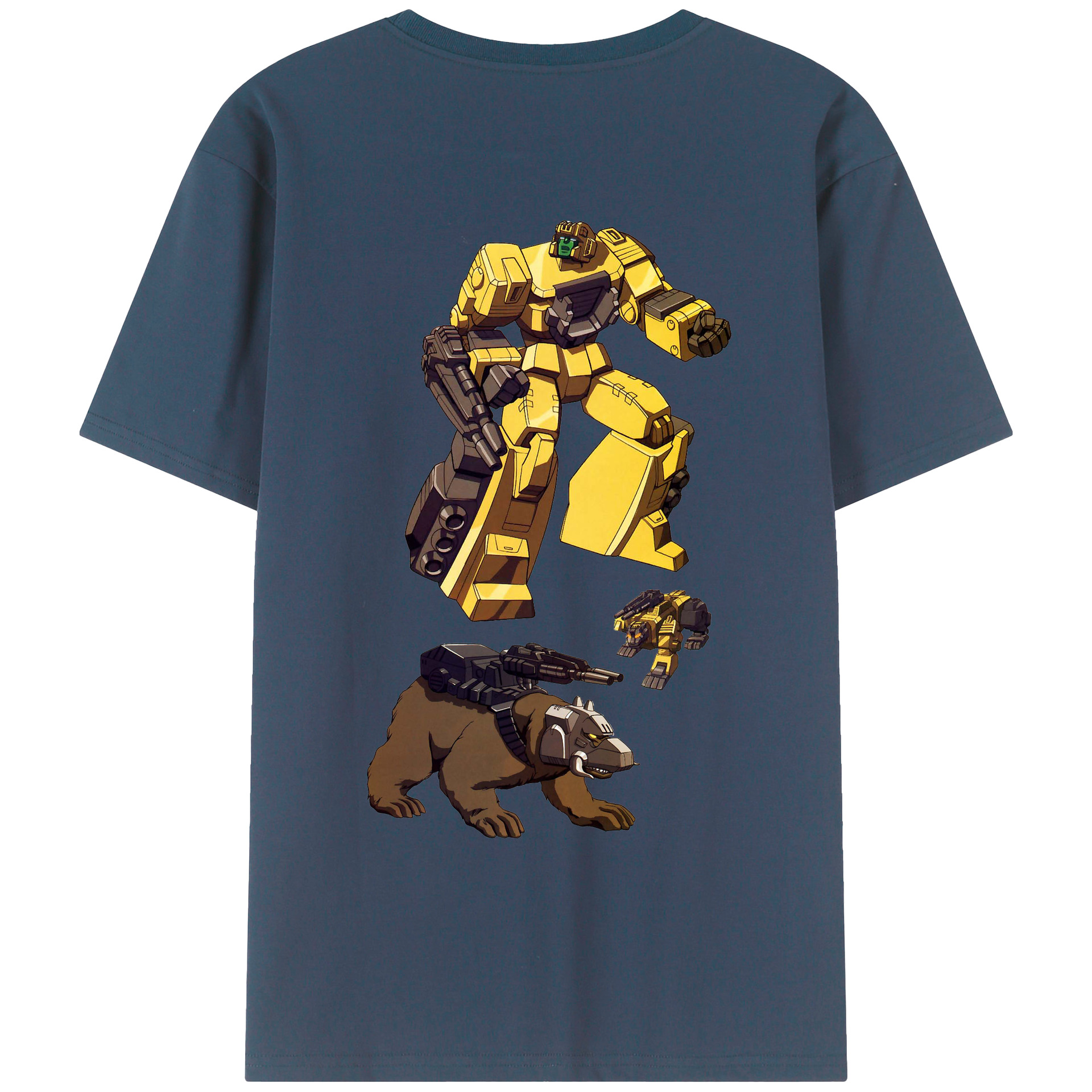 （画像用）  綿100％ メンズ半袖Tシャツ（バックプリント） 通気性