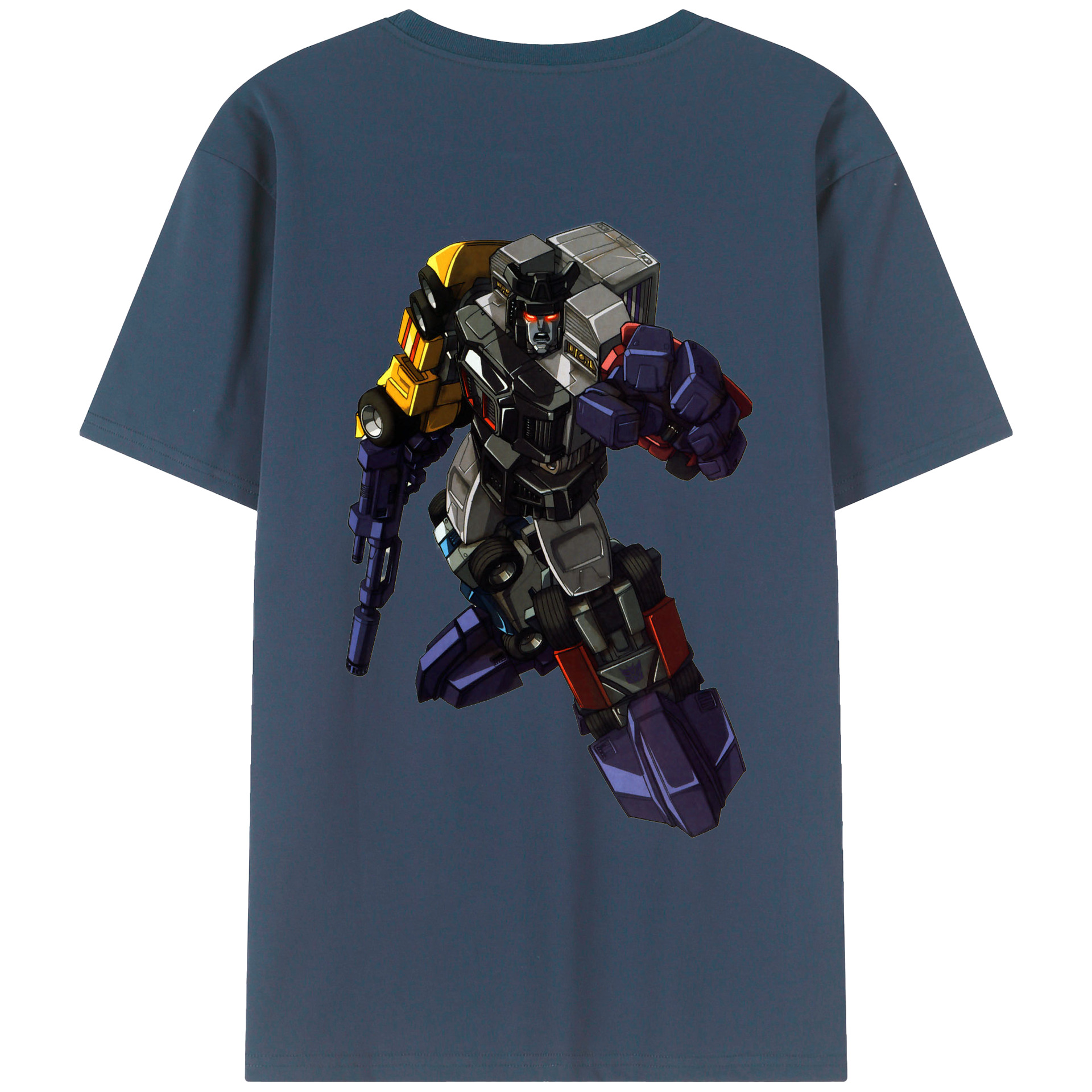（画像用）  綿100％ メンズ半袖Tシャツ（バックプリント） 通気性