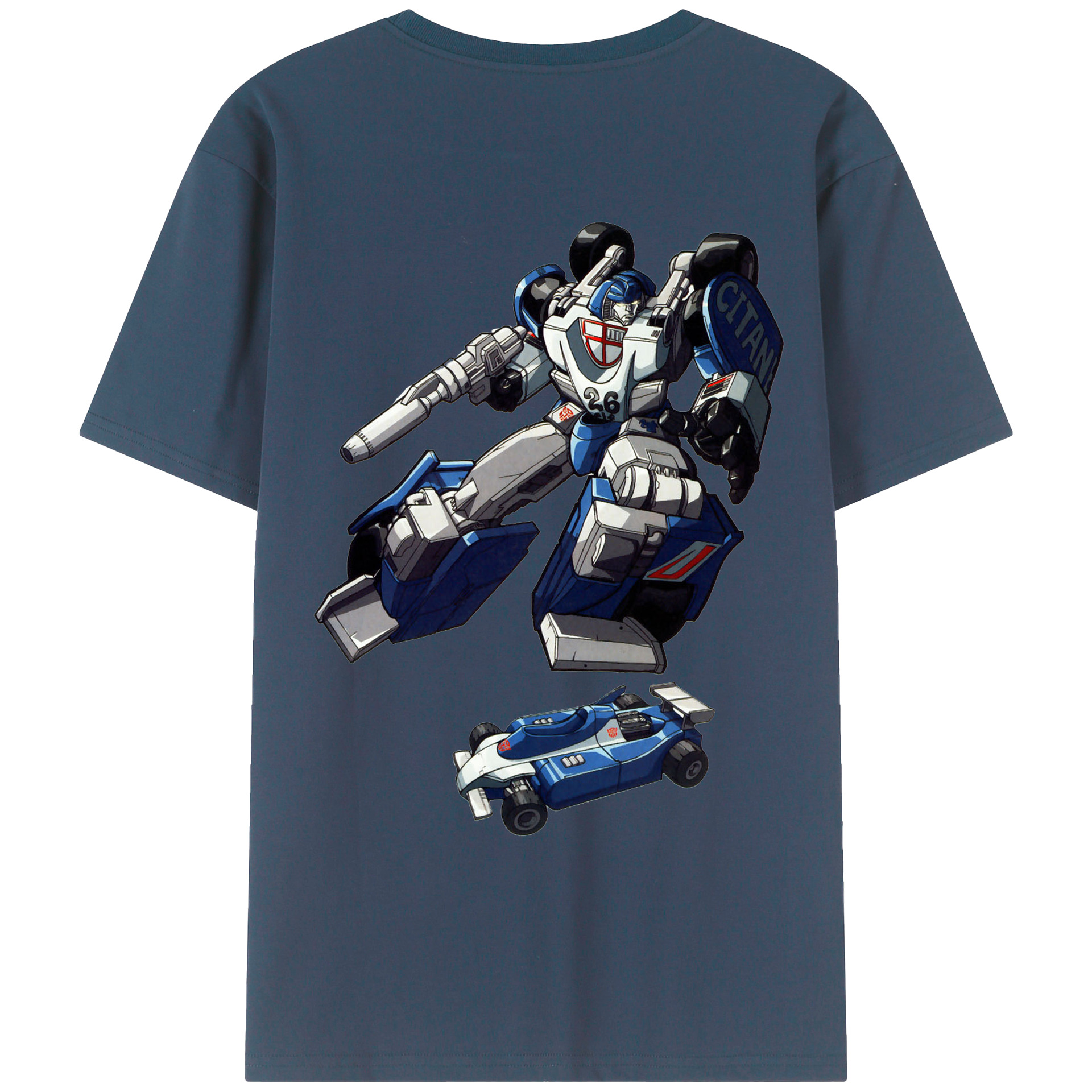 （画像用）  綿100％ メンズ半袖Tシャツ（バックプリント） 通気性