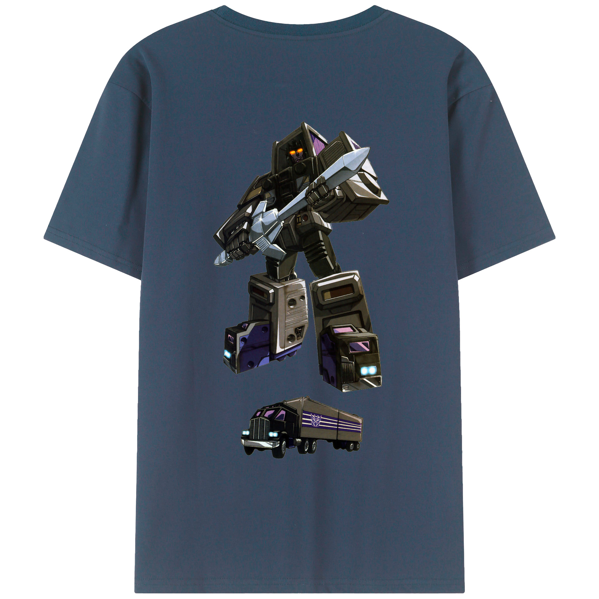 （画像用）  綿100％ メンズ半袖Tシャツ（バックプリント） 通気性
