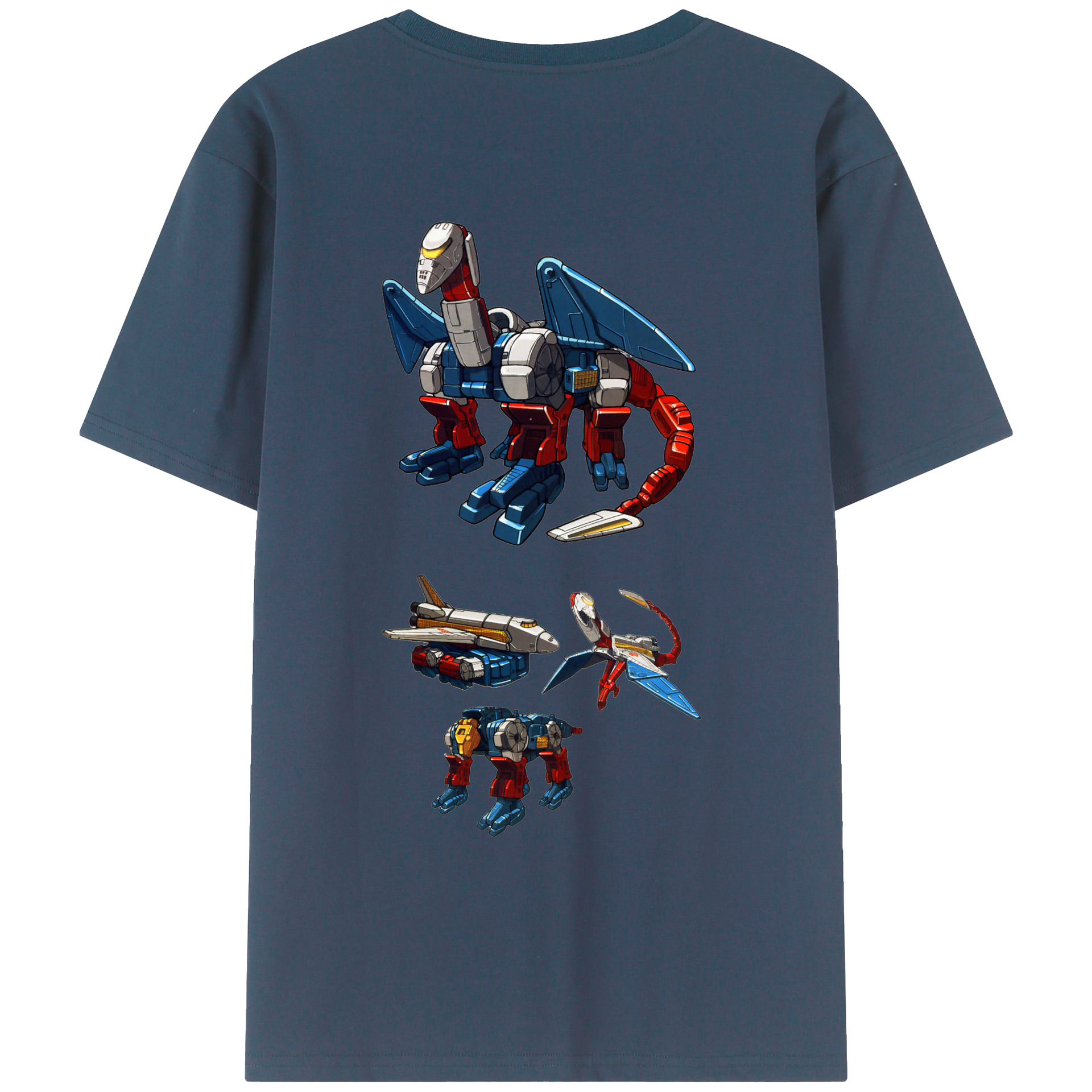 （画像用）  綿100％ メンズ半袖Tシャツ（バックプリント） 通気性