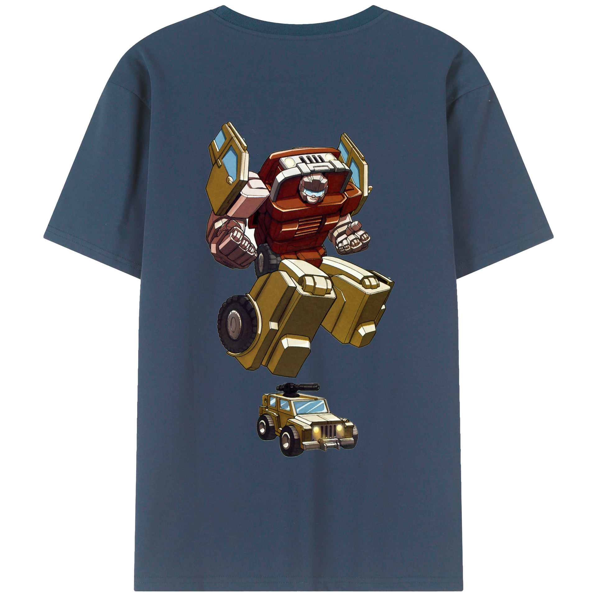 （画像用）  綿100％ メンズ半袖Tシャツ（バックプリント） 通気性