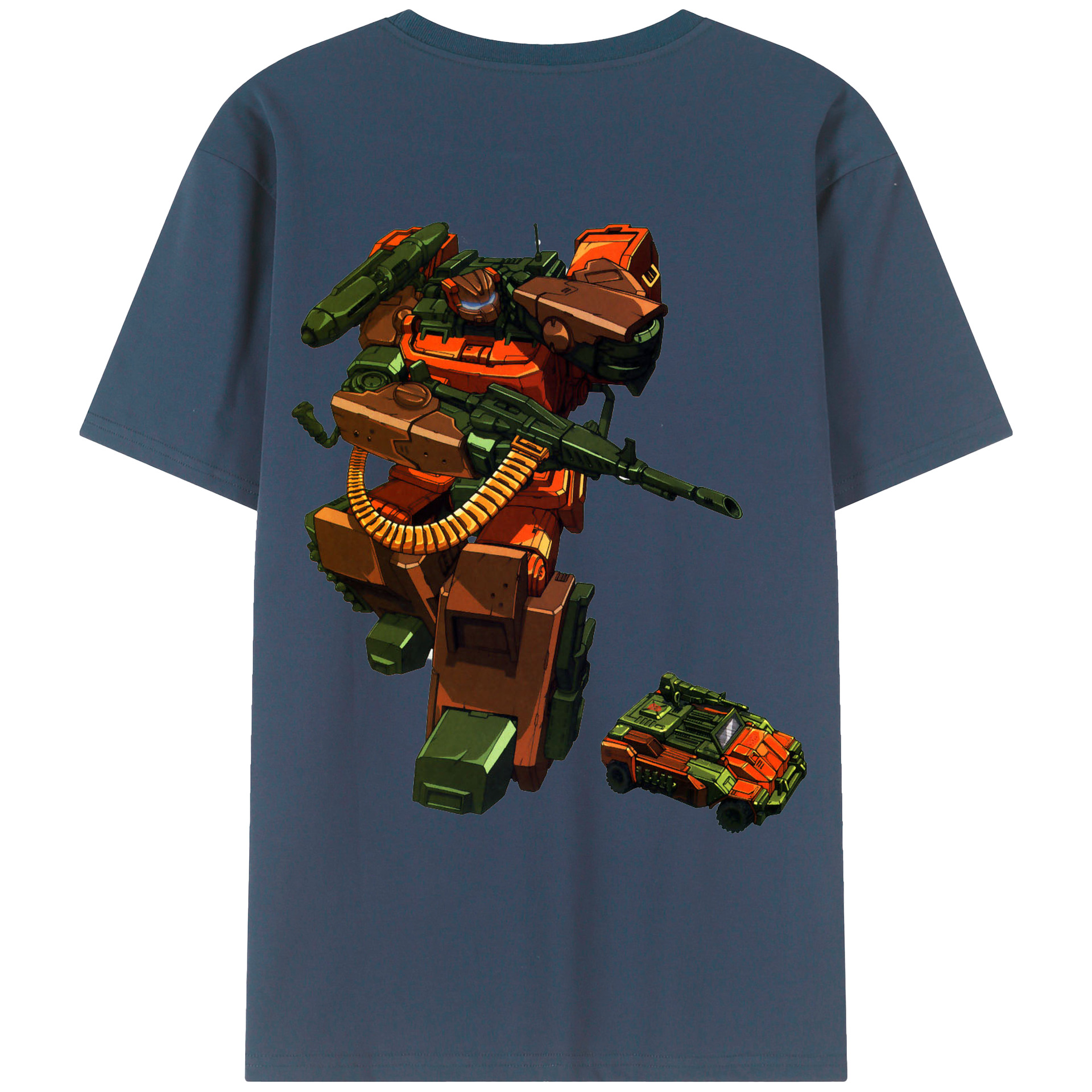 （画像用）  綿100％ メンズ半袖Tシャツ（バックプリント） 通気性