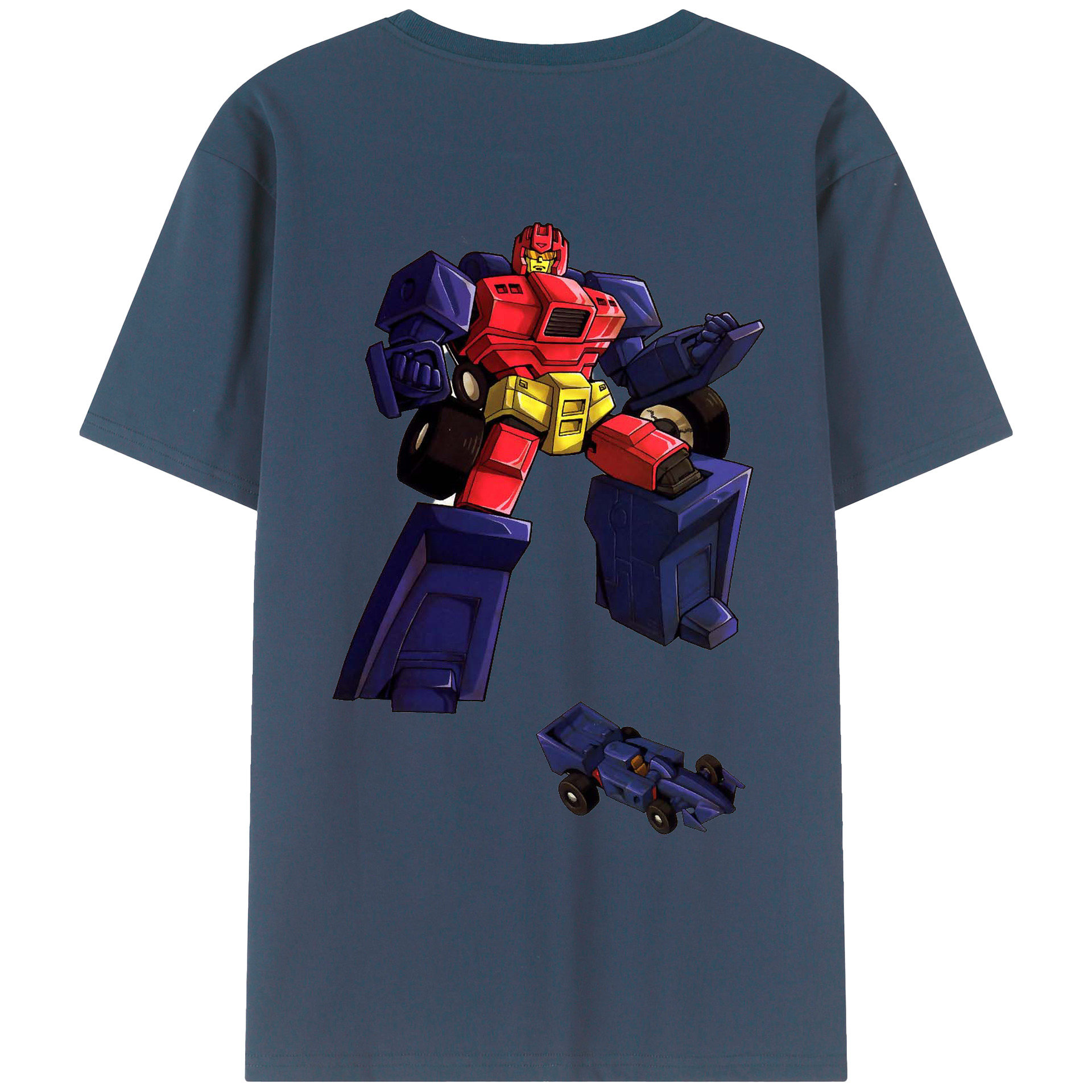 （画像用）  綿100％ メンズ半袖Tシャツ（バックプリント） 通気性