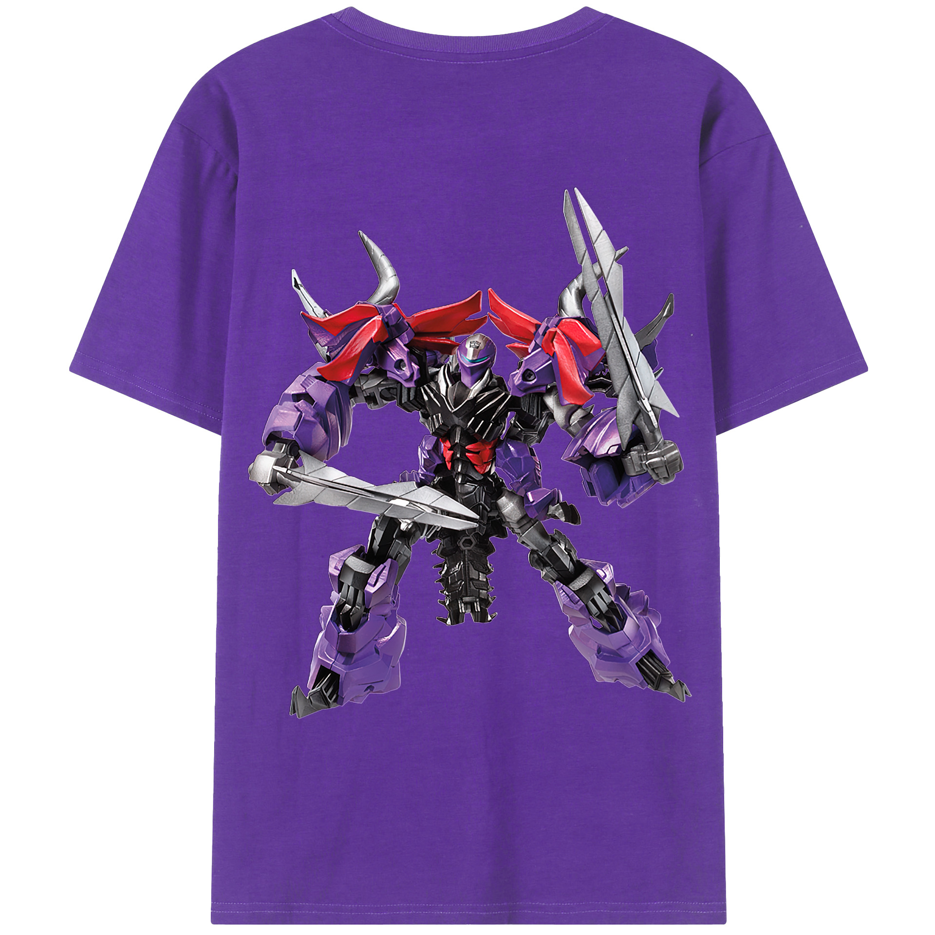 （画像用）  綿100％ メンズ半袖Tシャツ（バックプリント） 通気性